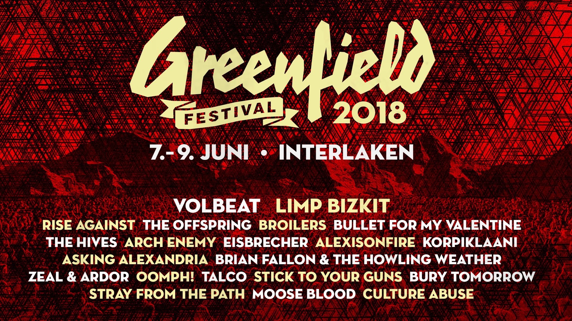 1920x1080 Greenfield Festival 2018 - Volbeat, Arch Enemy, Limp Bizkit, The Offspring  - Metalinside