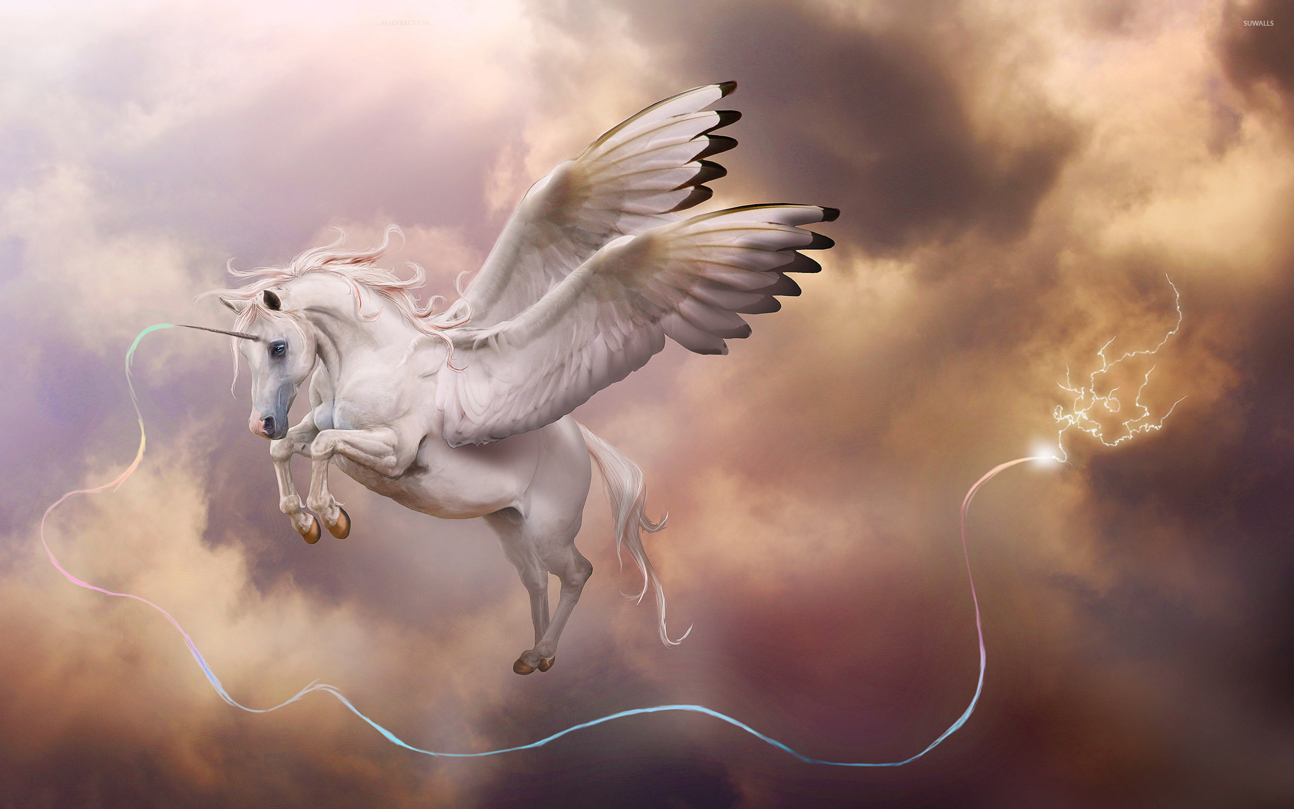 2560x1600 Pegasus unicorn wallpaper