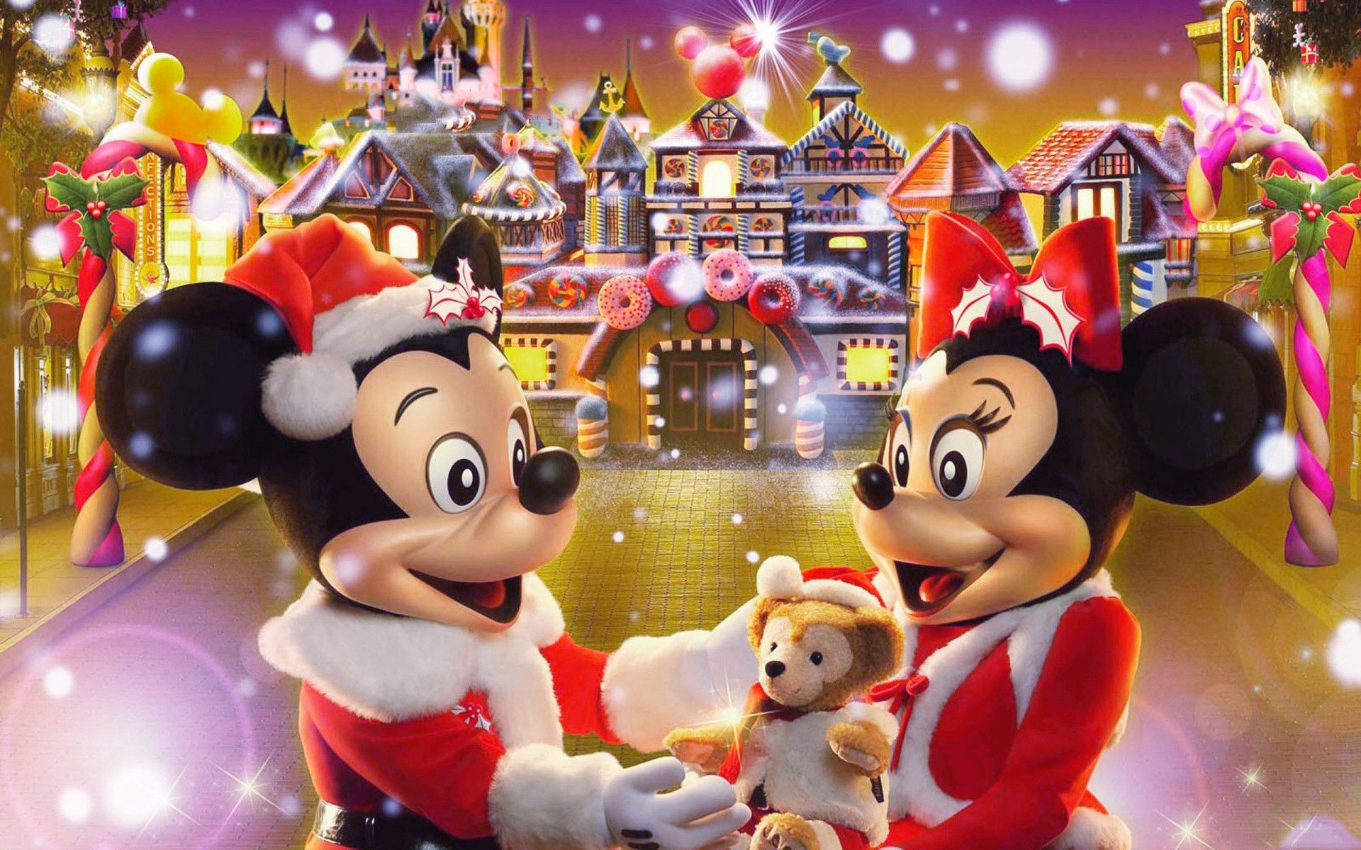 24 Disney Christmas HD Wallpapers  Wallpaperboat