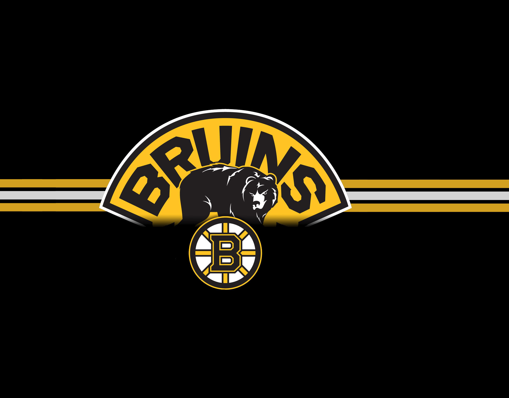 2048x1600 Boston Bruins Bear Logo Wallpaper