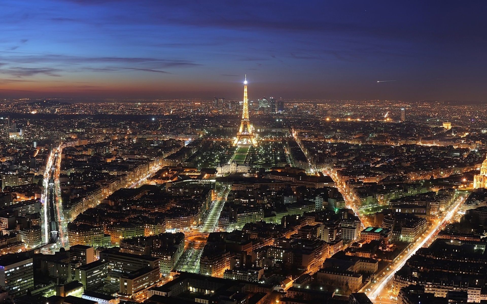 1920x1200 Paris city night