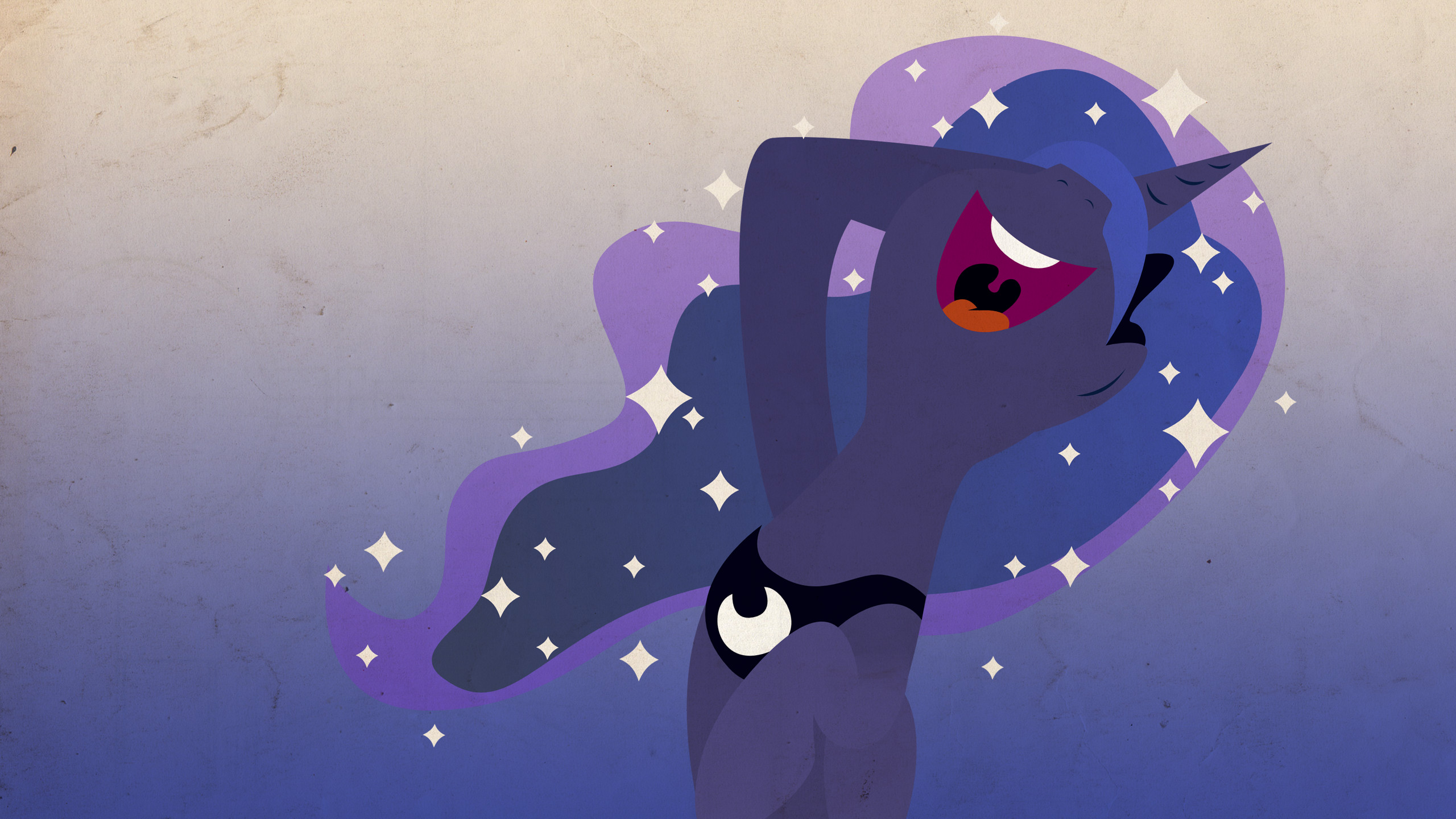 2560x1440 Princess Luna Rainbow Dash Derpy Hooves Pony purple black violet mammal  vertebrate horse like mammal cartoon