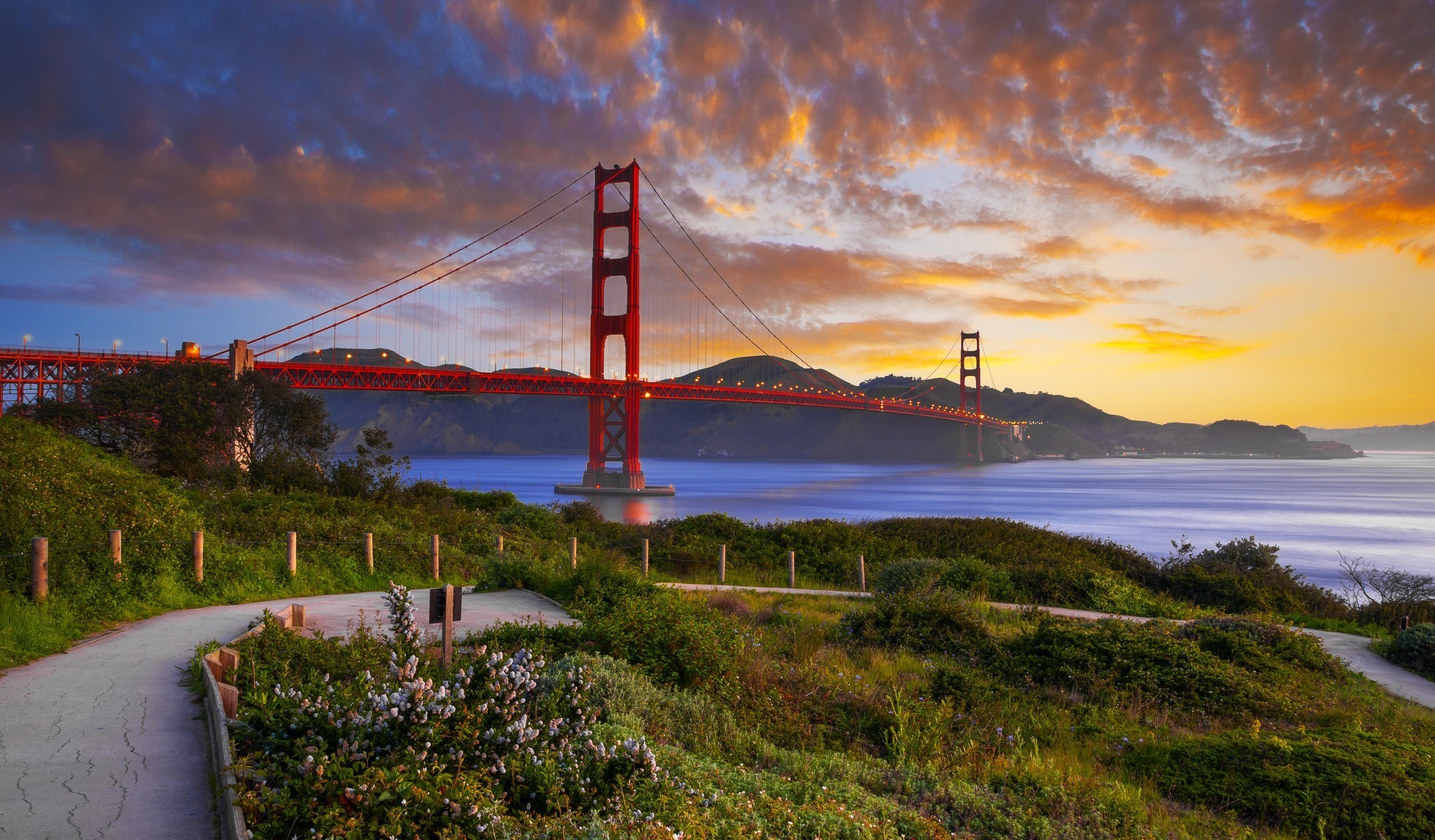 2048x1200 Golden Gate HD Wallpaper | Background Image |  | ID:541663 -  Wallpaper Abyss