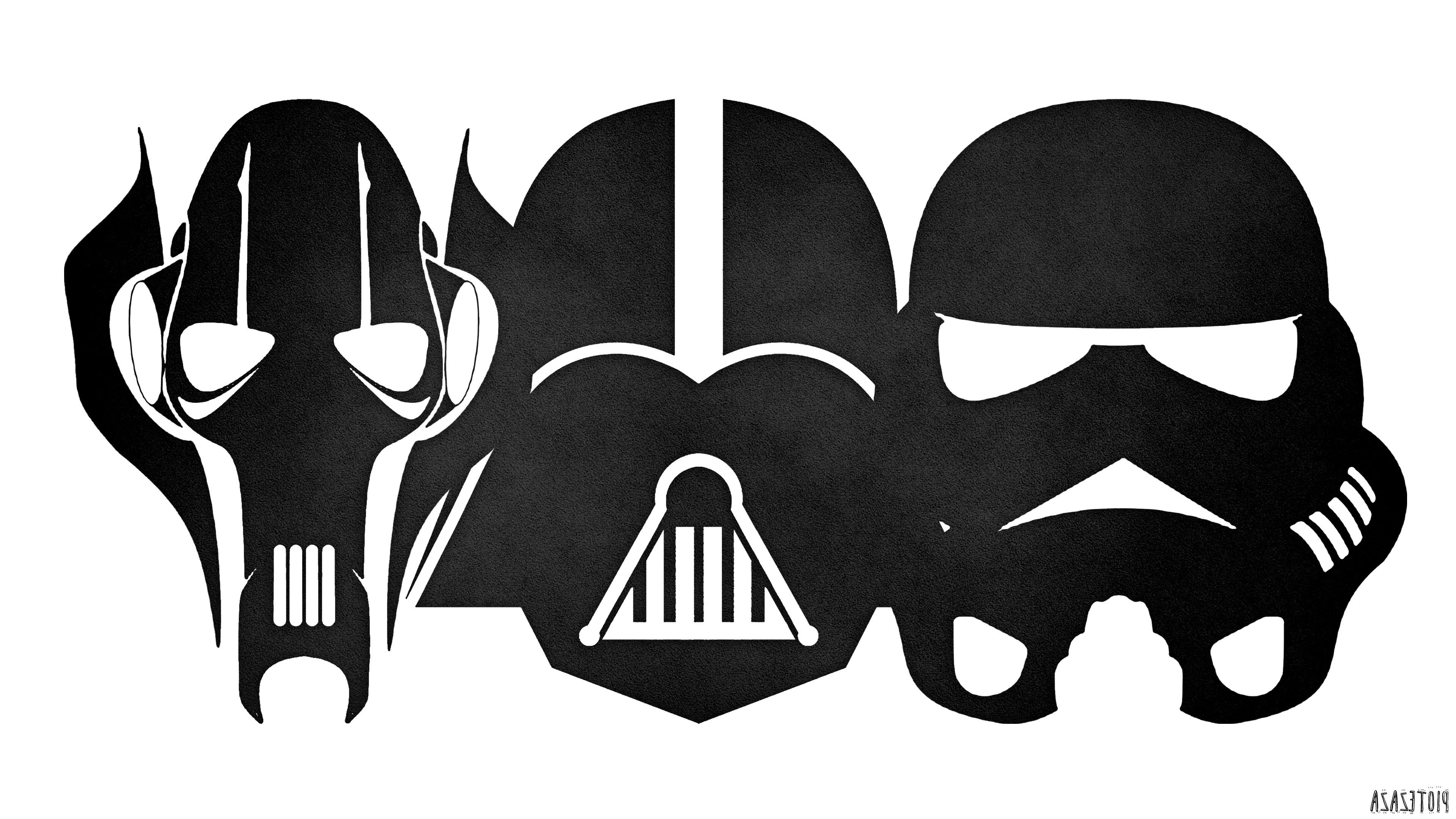 3840x2160 Darth Vader, Stormtrooper, Star Wars, Minimalism, Grievous, Colorful Wallpapers  HD / Desktop and Mobile Backgrounds