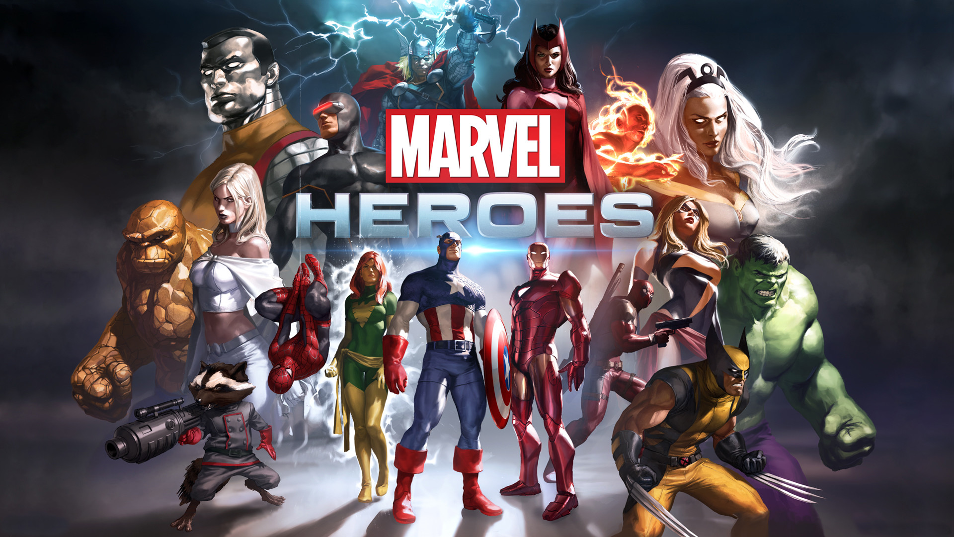 1920x1080 Marvel Heroes Game - This HD Marvel Heroes Game wallpaper is based on Marvel  Heroes Game