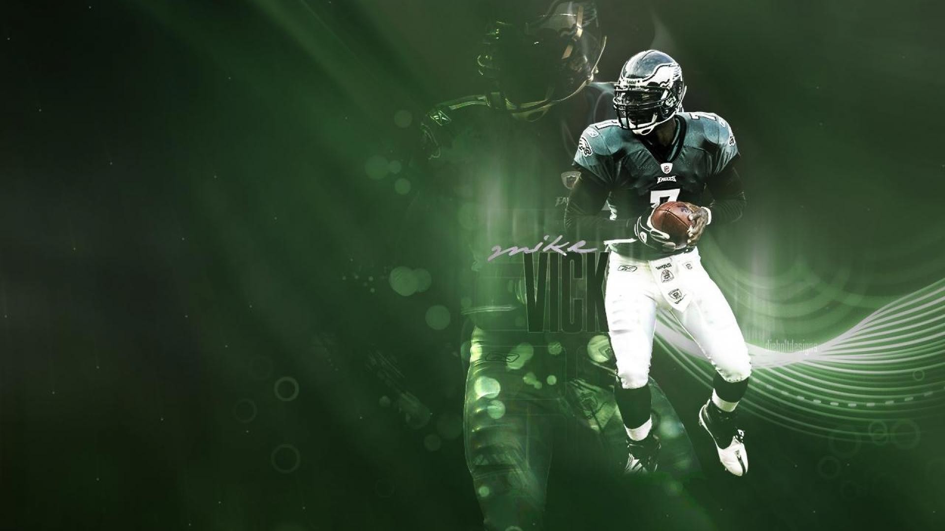 Download NFL great Michael Vick on the field in his prime Wallpaper   Wallpaperscom