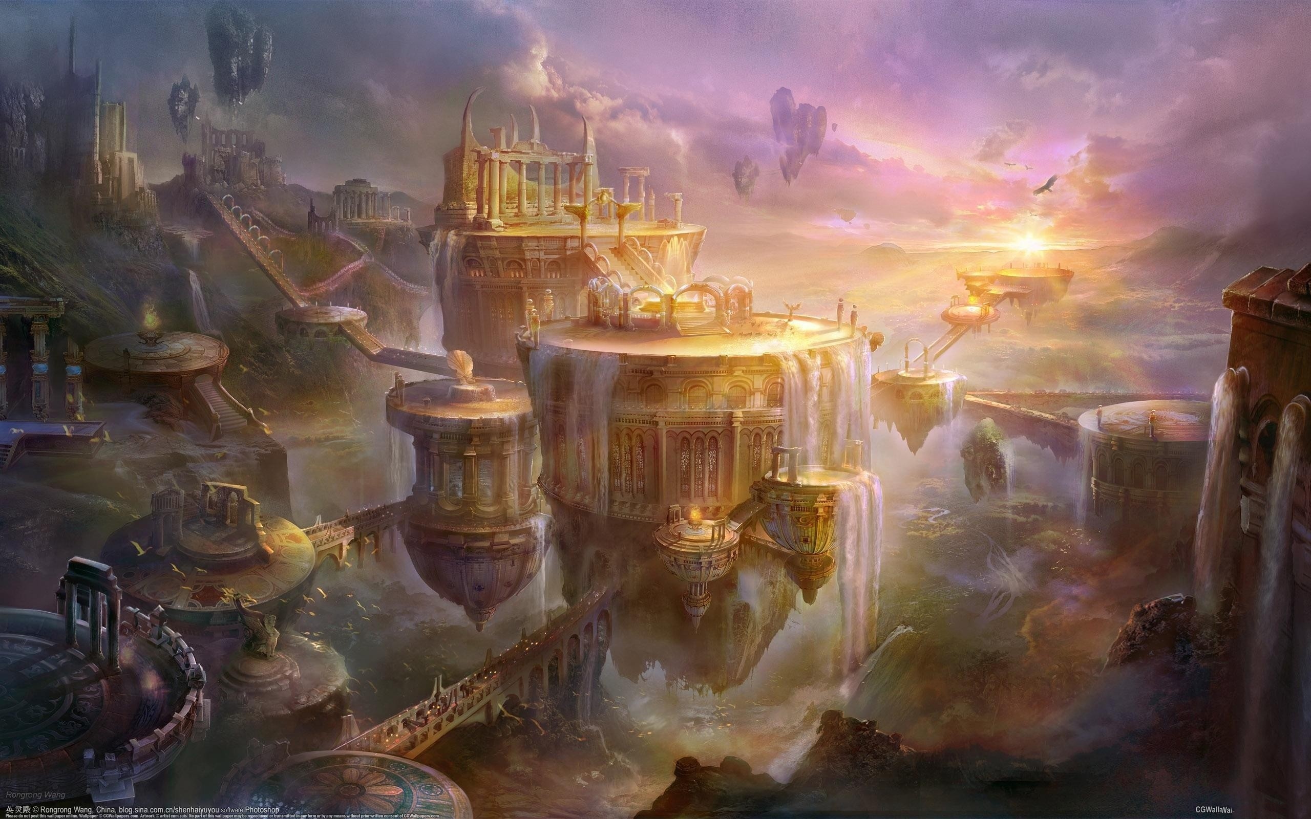 2560x1600 Fantasy - City Wallpaper