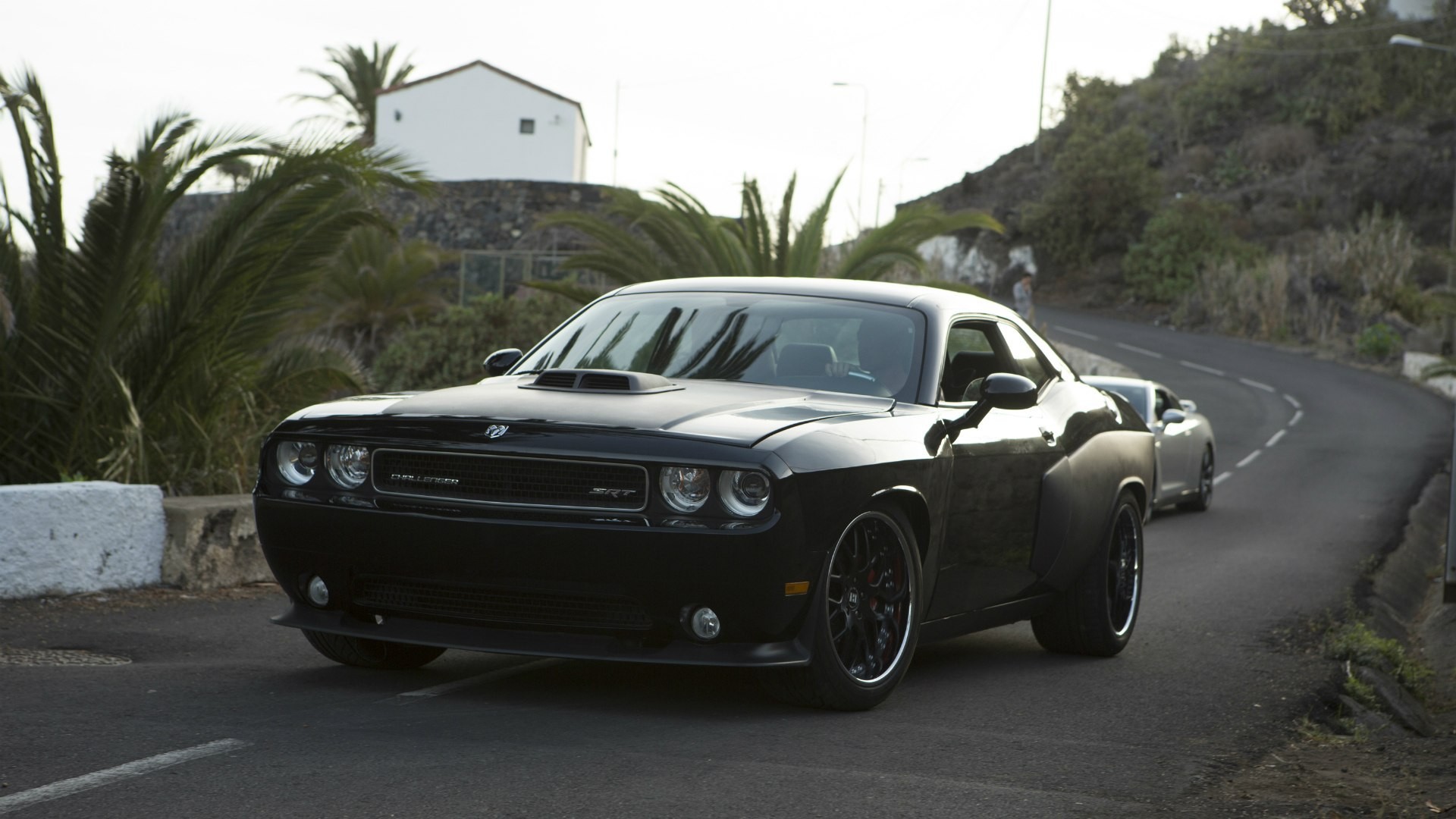 1920x1080 Black Dodge Challenger SRT8 from Fast & Furious 6