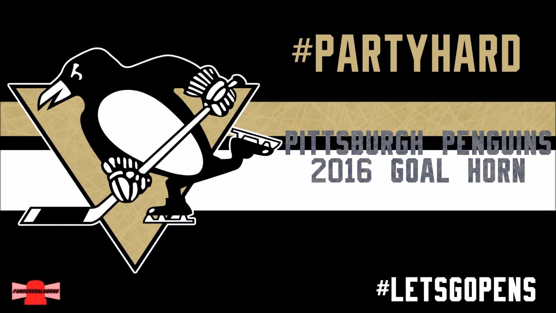 1920x1080 Pittsburgh Penguins NEW 2016 Goal Horn #PartyHard
