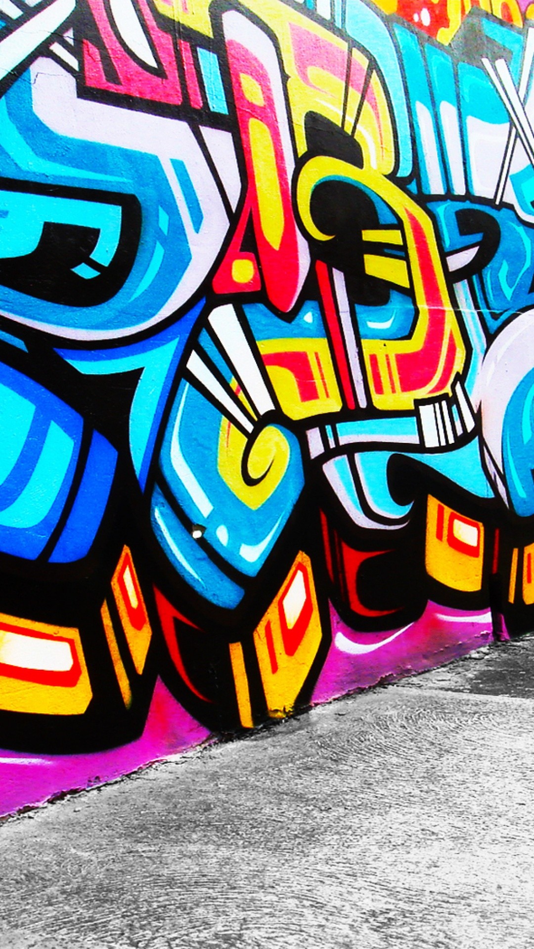 1080x1920 Graffiti Mobile Phone Wallpaper