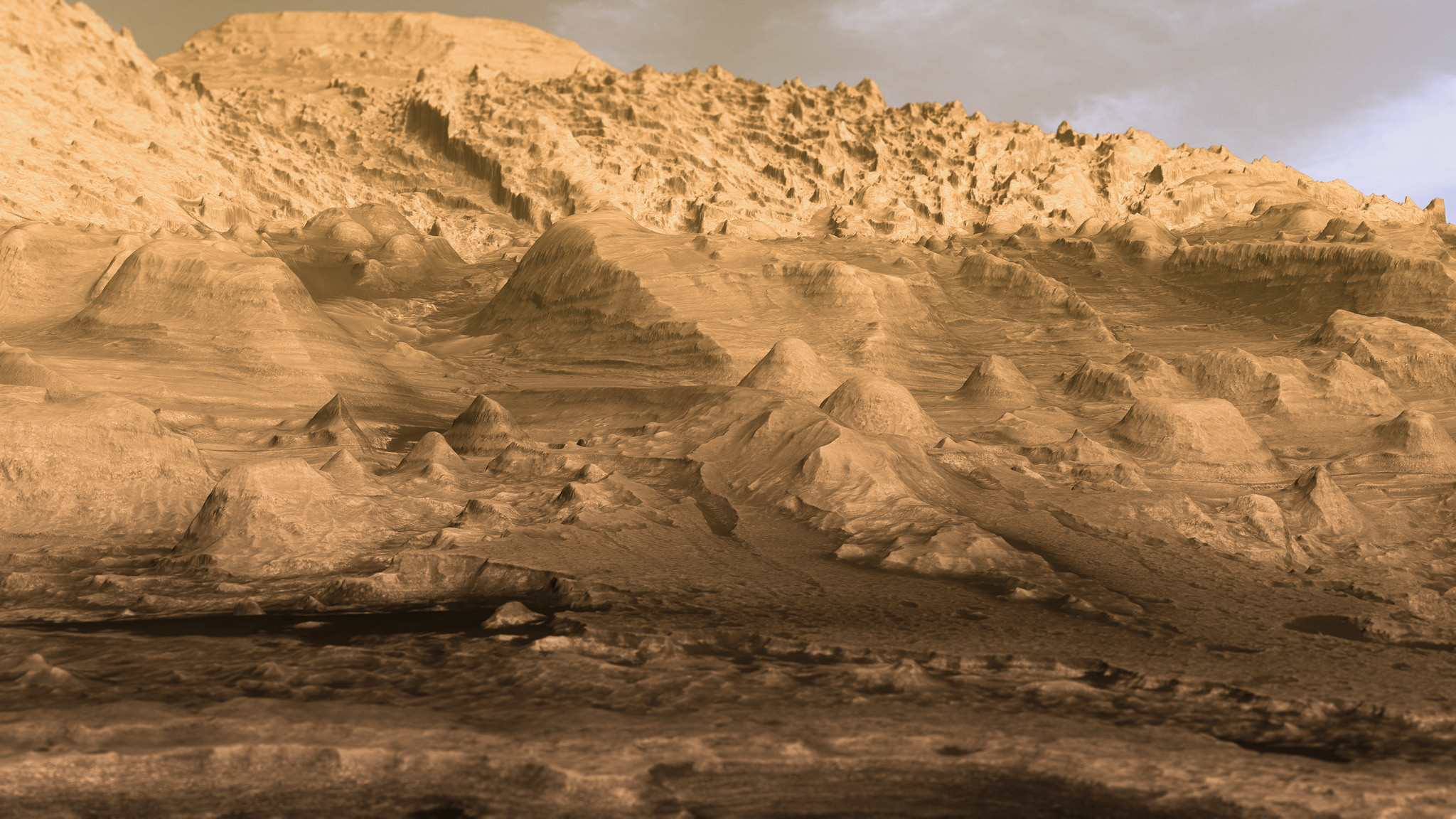 2048x1152 Geology on Mars: Using stratigraphic columns to tell the story of Gale  Crater