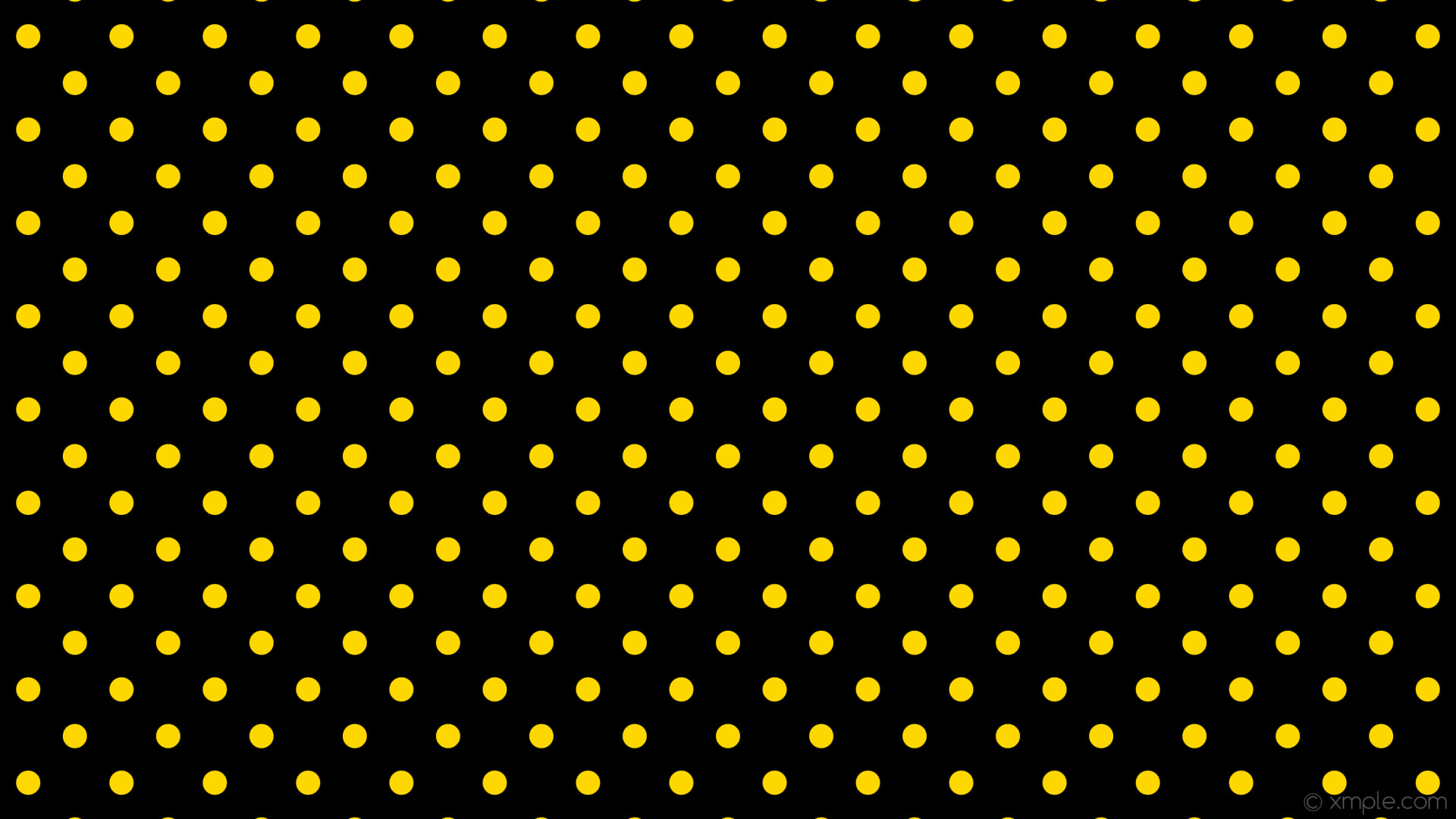1920x1080 wallpaper spots black yellow polka dots gold #000000 #ffd700 135Â° 32px 87px