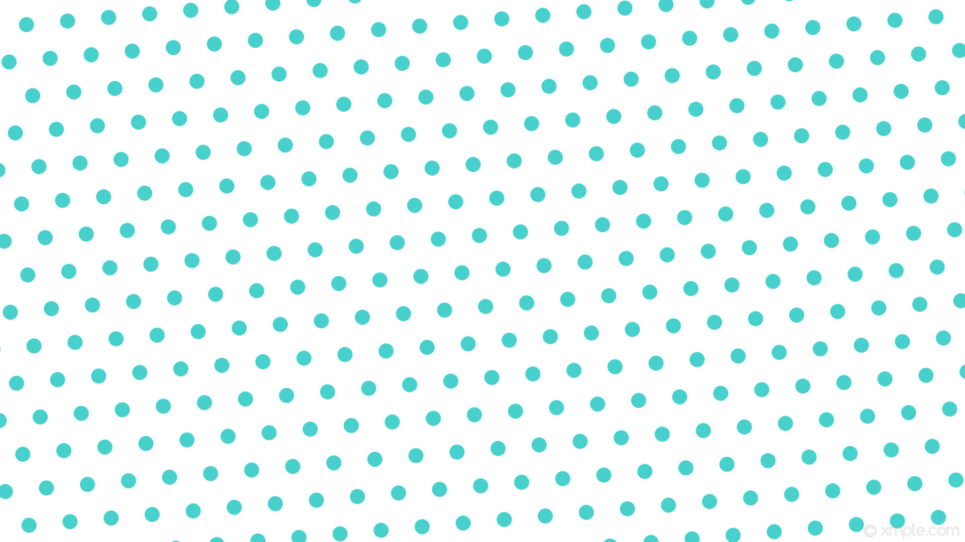1920x1080 wallpaper white polka dots hexagon blue medium turquoise #ffffff #48d1cc  diagonal 5Â° 30px