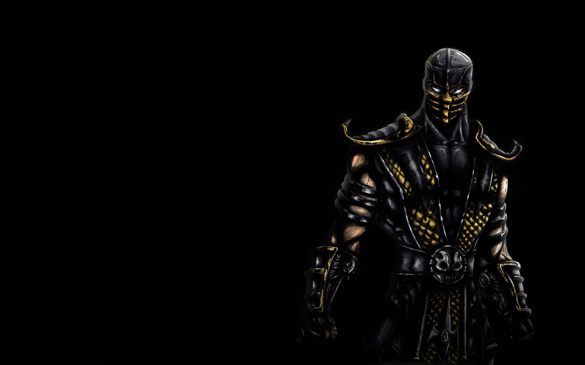 1920x1200 Mortal Kombat wallpaper Scorpion 3