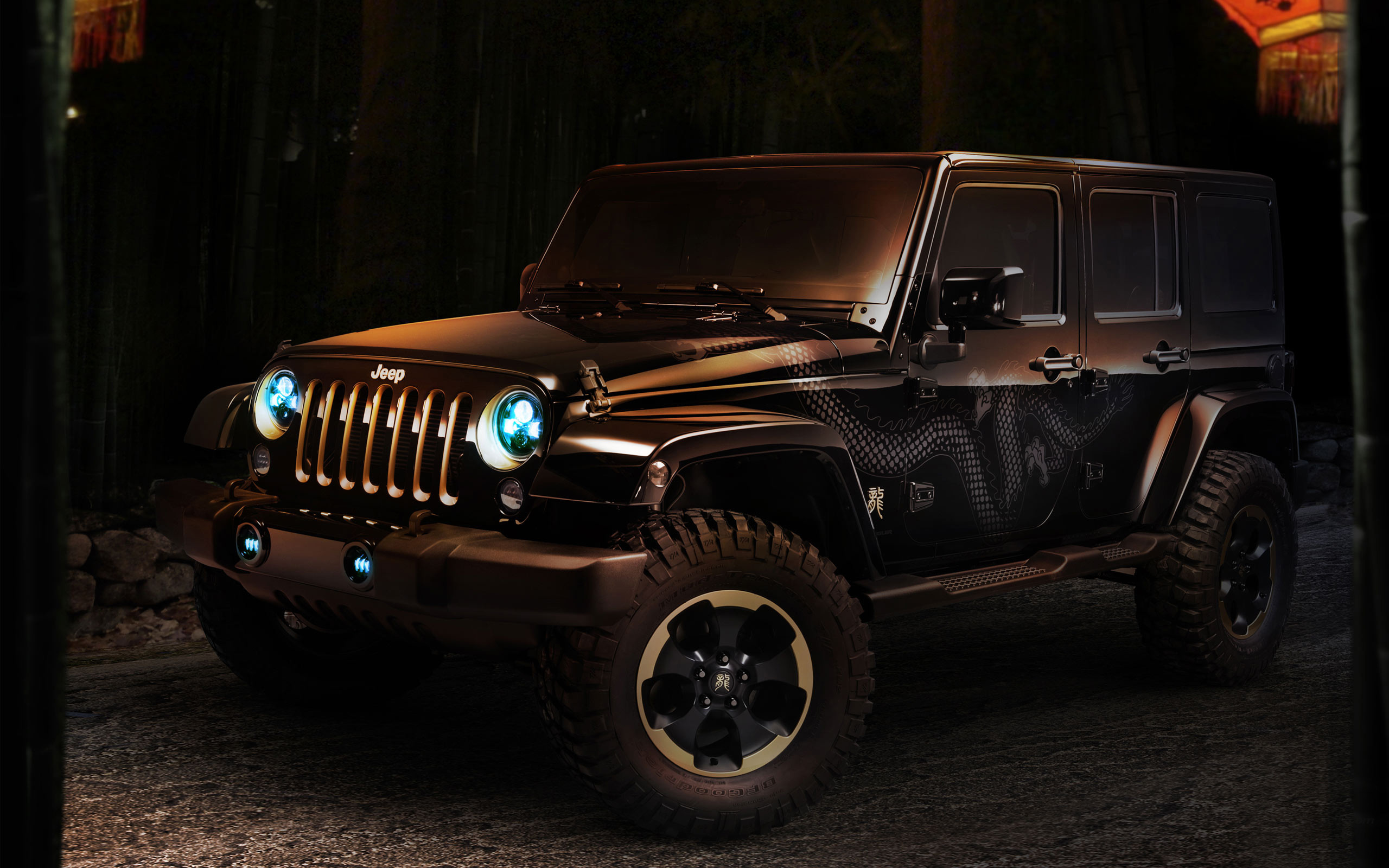 2560x1600 Jeep Wrangler Dragon Concept
