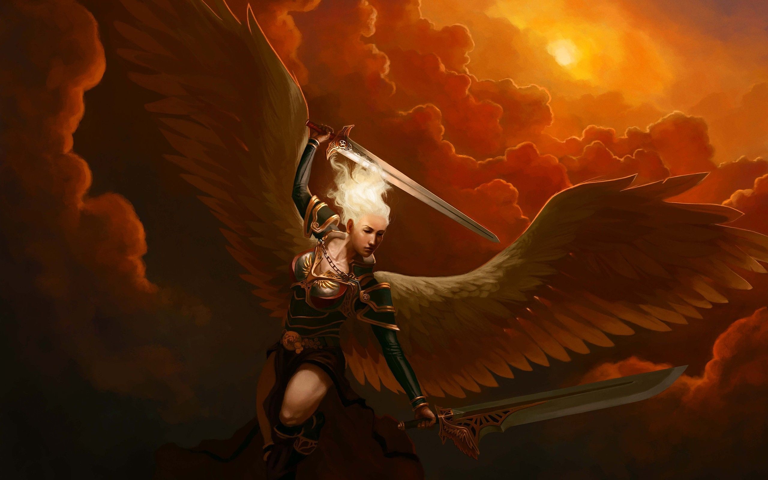 2560x1600 Angel Warrior Wallpaper Apps. Guardian ...