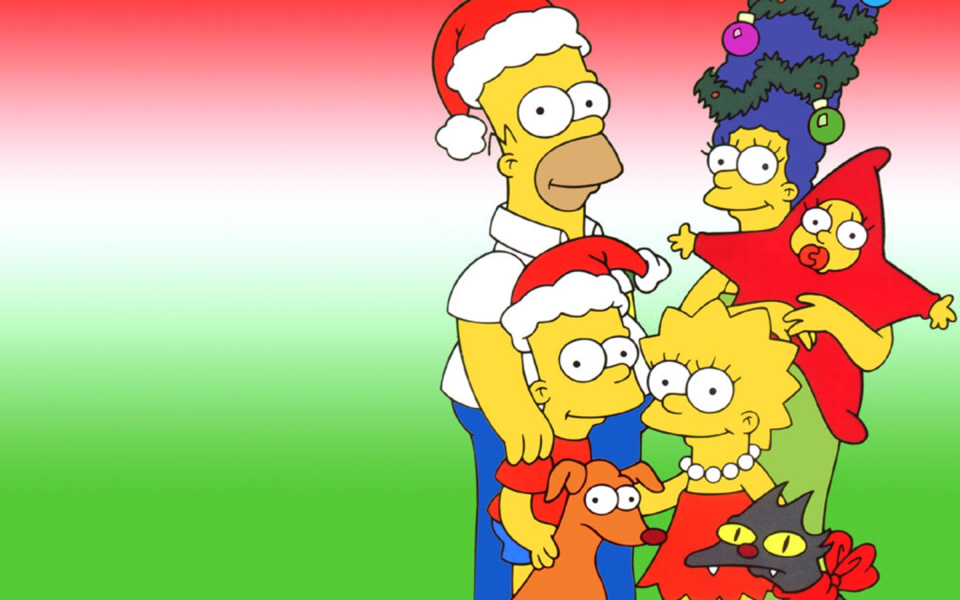 1920x1200 The Simpsons Christmas Wallpapers. Wallpapers Wallpapers