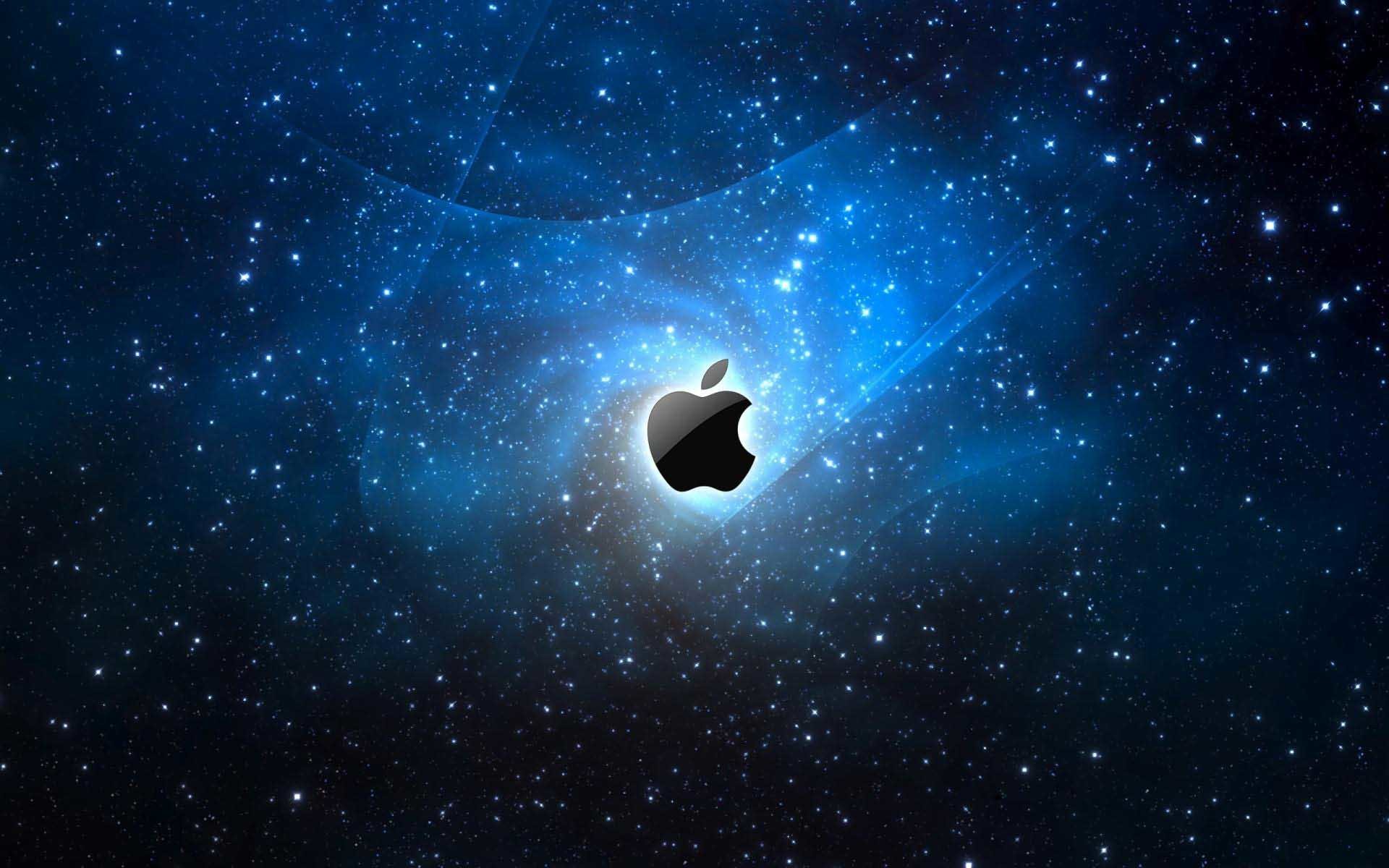 1920x1200 Computers Apple Logo In Space Moving Wallpaper  - Cool PC  Wallpapers