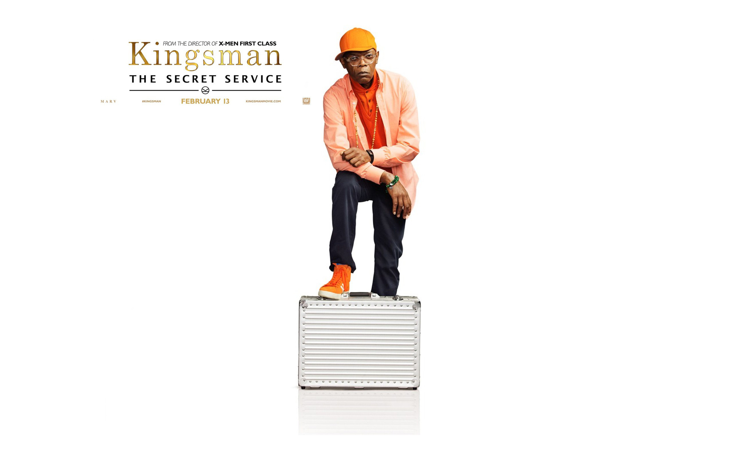 2560x1600 Samuel L. Jackson as Valentine in Kingsman The Secret Service Poster  Wallpaper