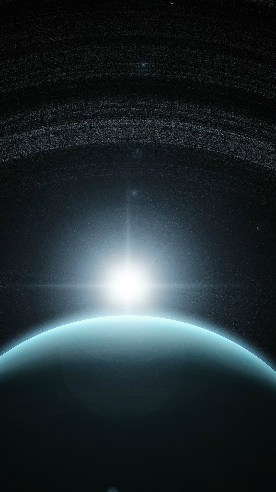 1080x1920 Space Planet Blue Interstellar Light #iPhone #6 #plus #wallpaper