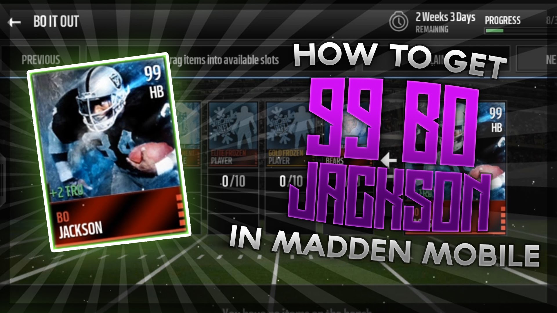 1920x1080 Madden Mobile 16 - HOW TO GET THE NEW 99 BO JACKSON | Tips & Tricks on how  to get him! - YouTube