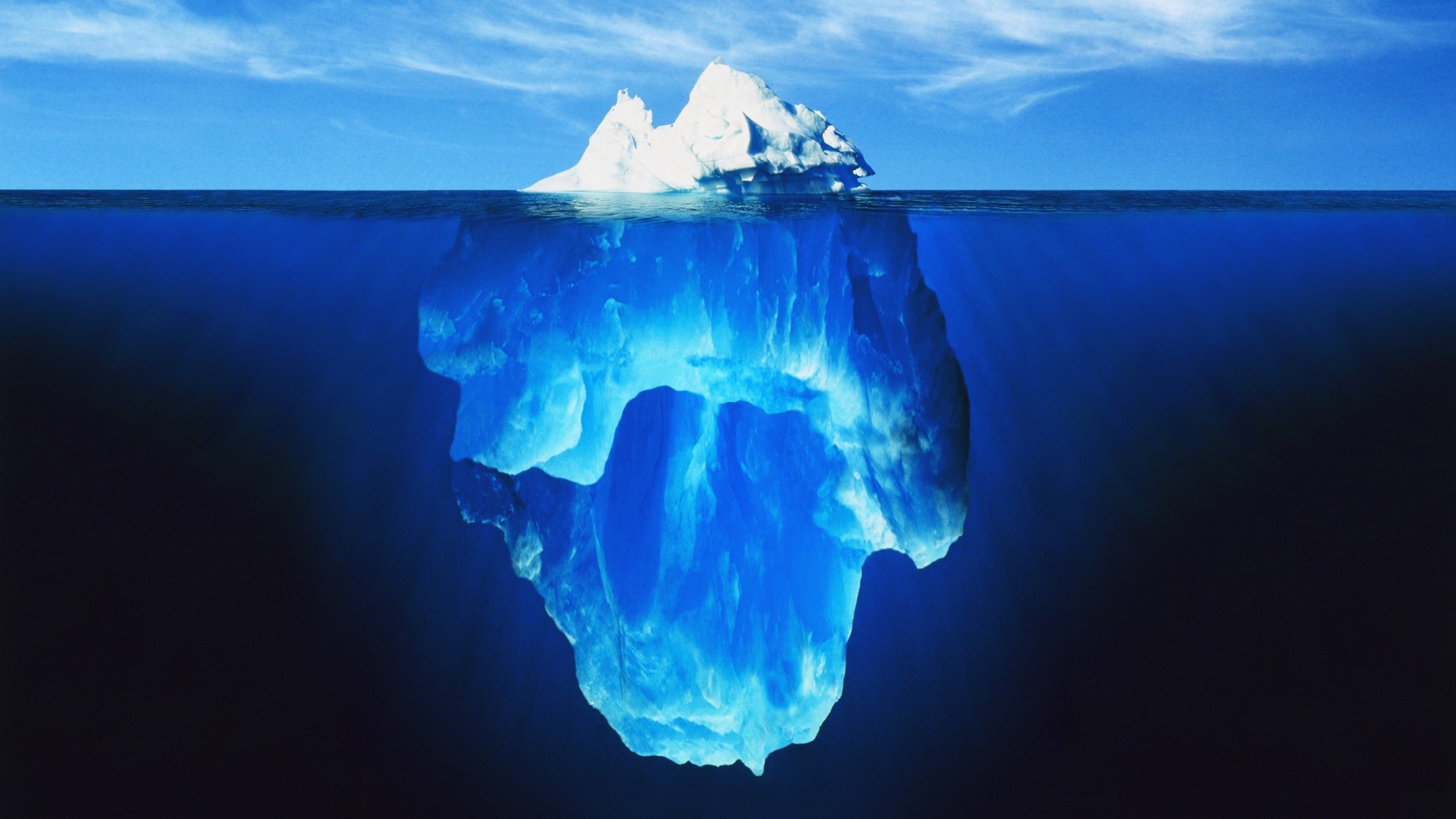 3840x2160 Iceberg-underwater-wallpaper-HD-1
