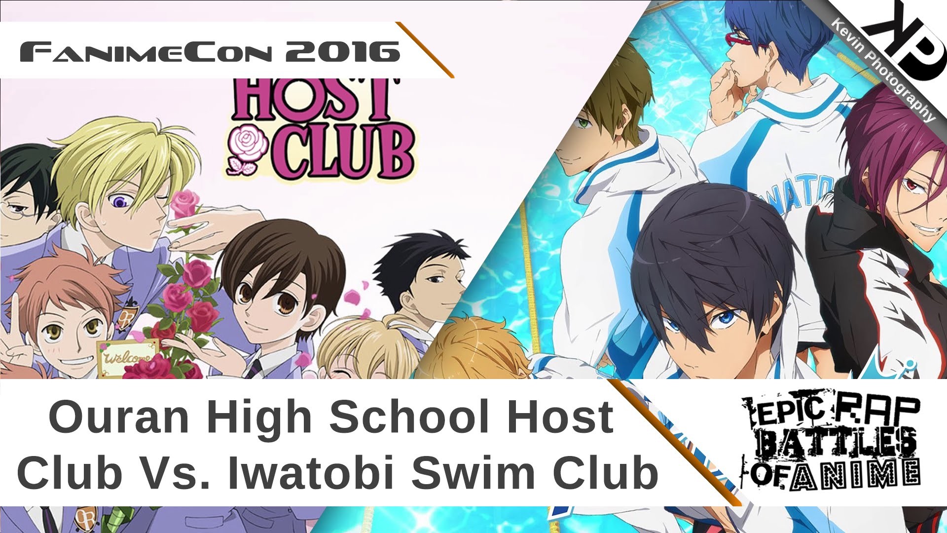 1920x1080 Fanime 2016: Epic Rap Battles Of Anime (Ouran High School Host Club Vs.  Iwatobi Swim Club) - YouTube