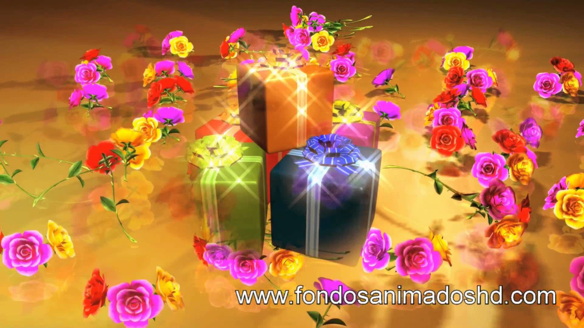 1920x1080 23 Rosas y Regalos para Bodas y XV AÃ±os Fondos Animados HD Gratis Motion  Backgrounds Free Wedding - YouTube