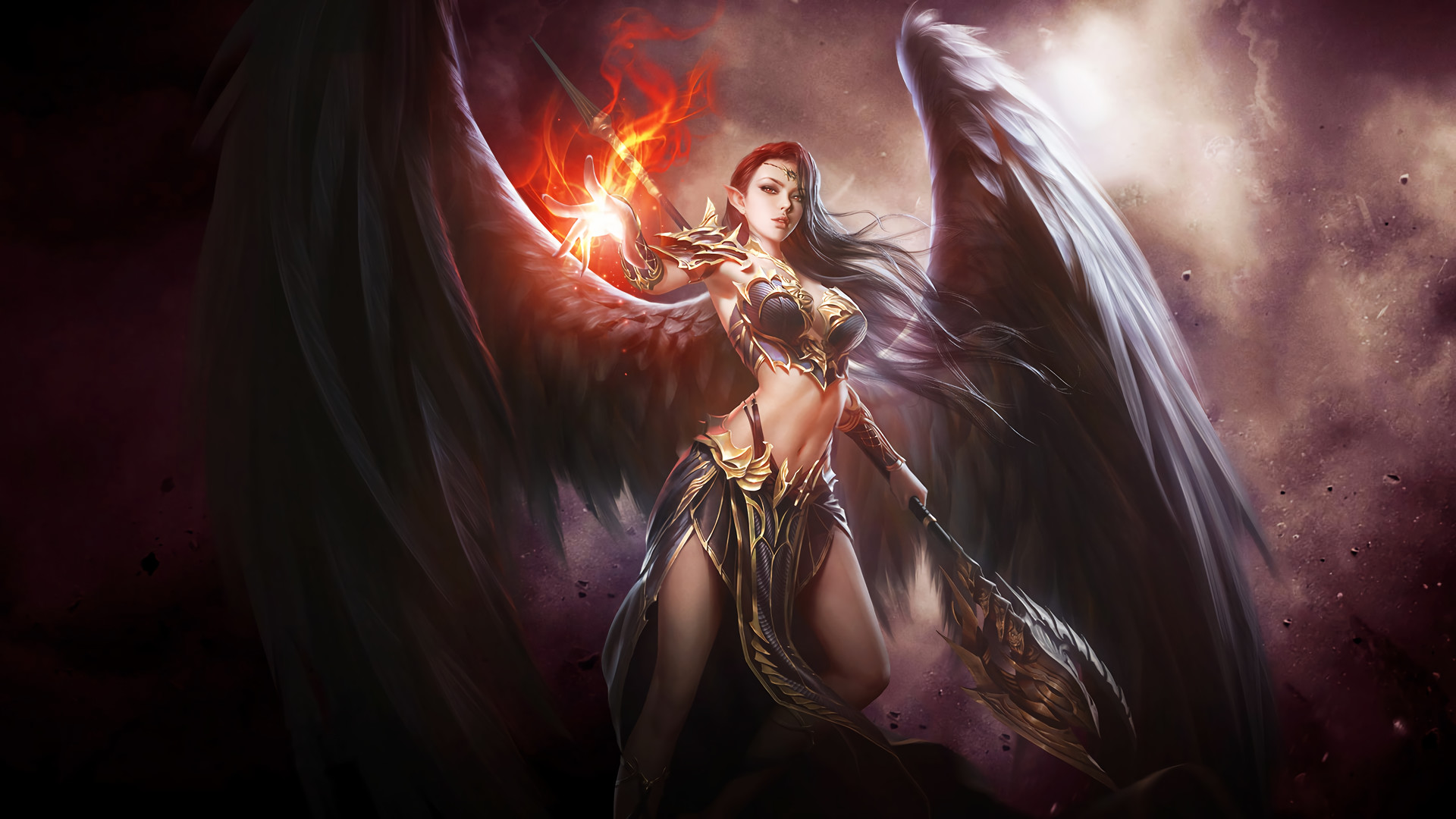 1920x1080 HD Wallpaper | Background ID:783897.  Fantasy Angel Warrior