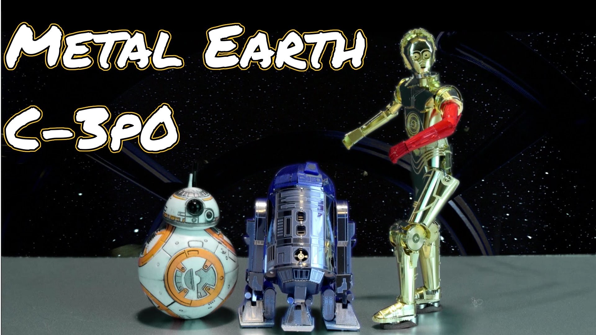 1920x1080 C3P0 Metal Earth!! Stop Motion Awesomeness