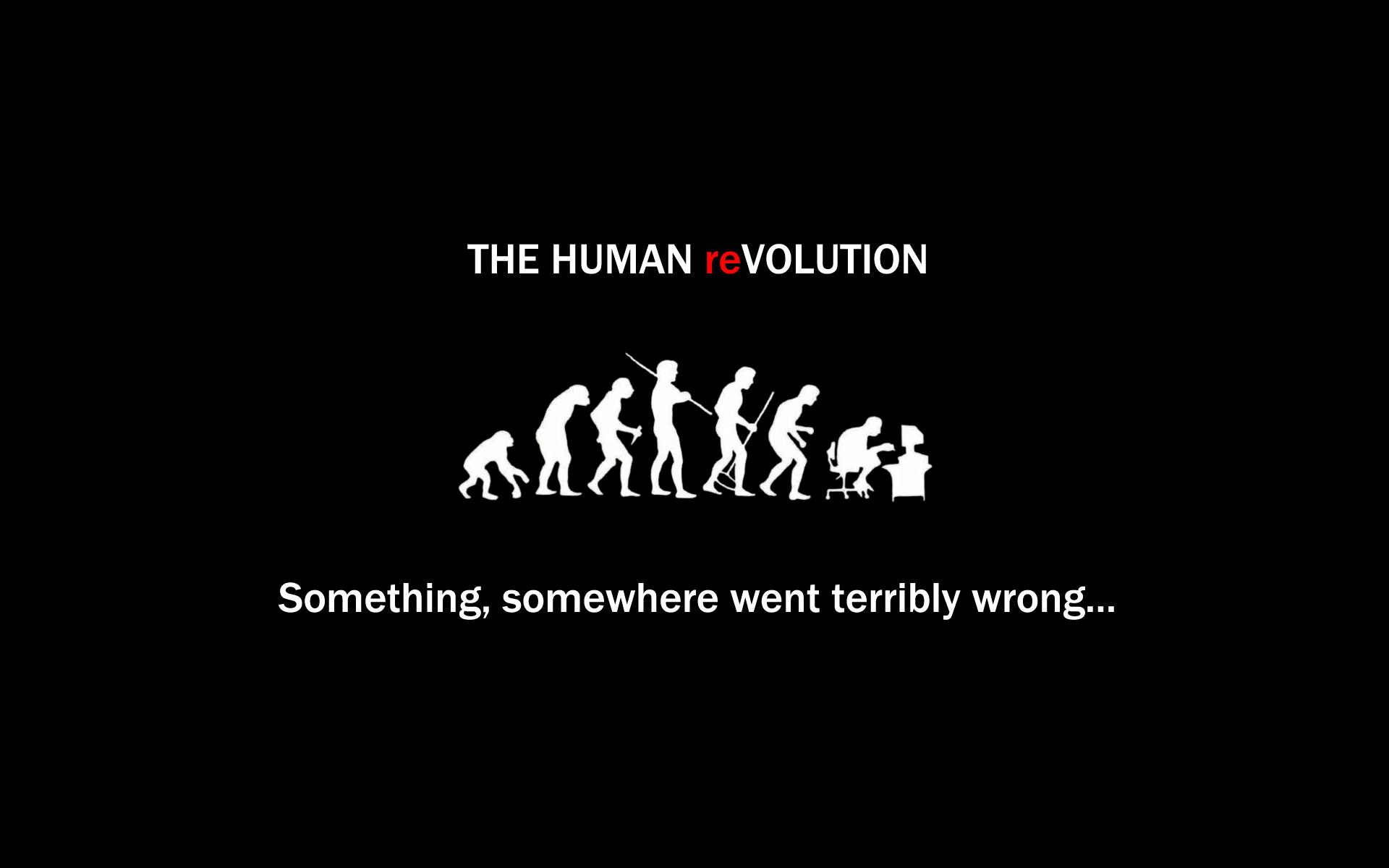 1920x1200 Evolution theory says that humans evolved from primates over long period of  time. Many believe