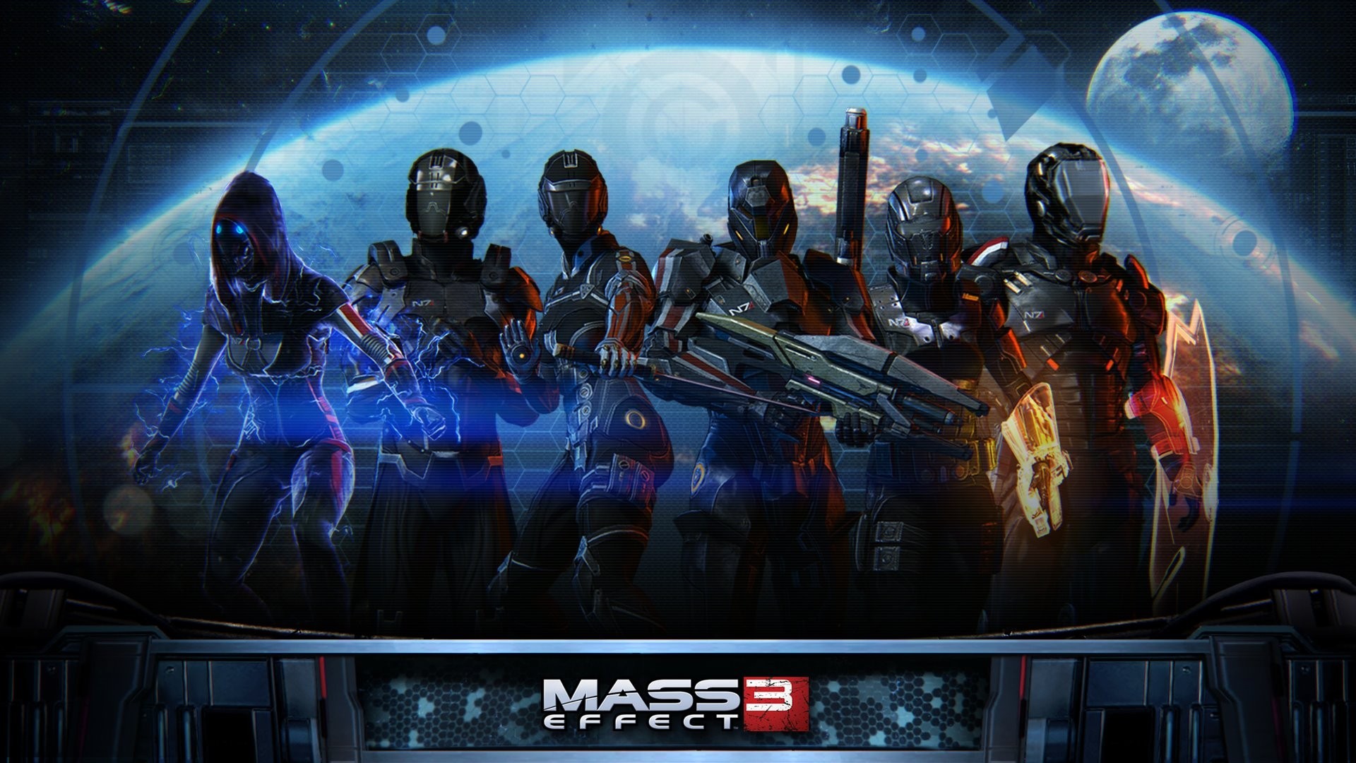 1920x1080 Mass Effect 3 Multiplayer Characters