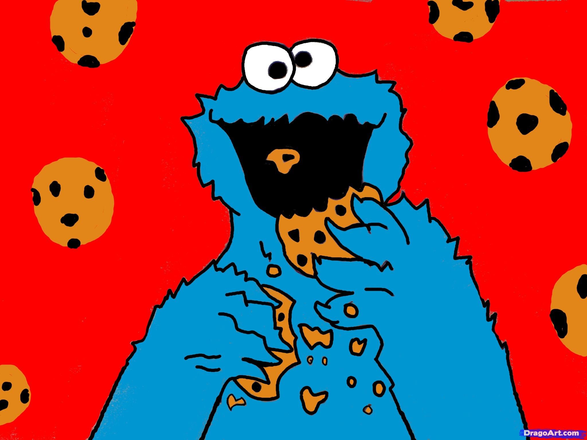 2048x1536 Cookie Monster Clipart - JPEG Image #6487