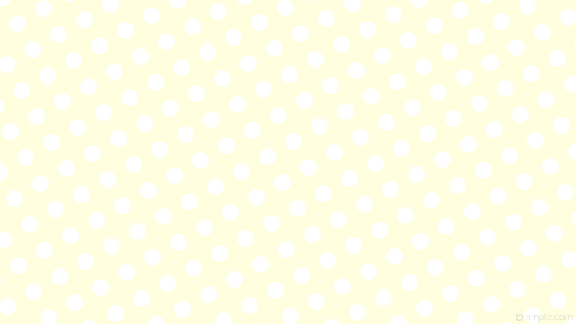 1920x1080 wallpaper white yellow dots spots polka light yellow #ffffe0 #ffffff 30Â°  56px 100px