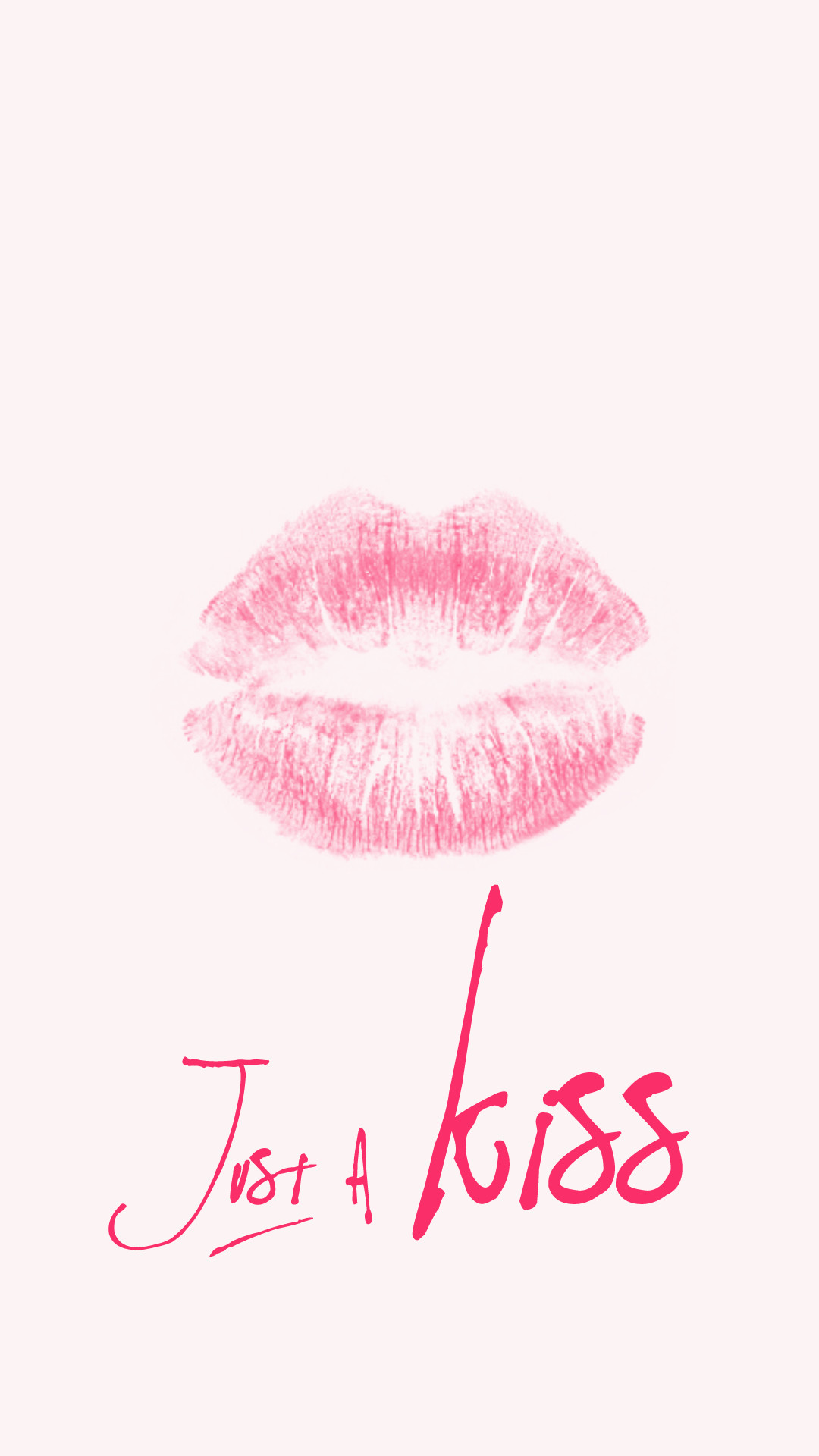 1080x1920 Kiss Lips Lipstick Rouge iPhone Wallpaper Minimalist Lock Screen @PanPins