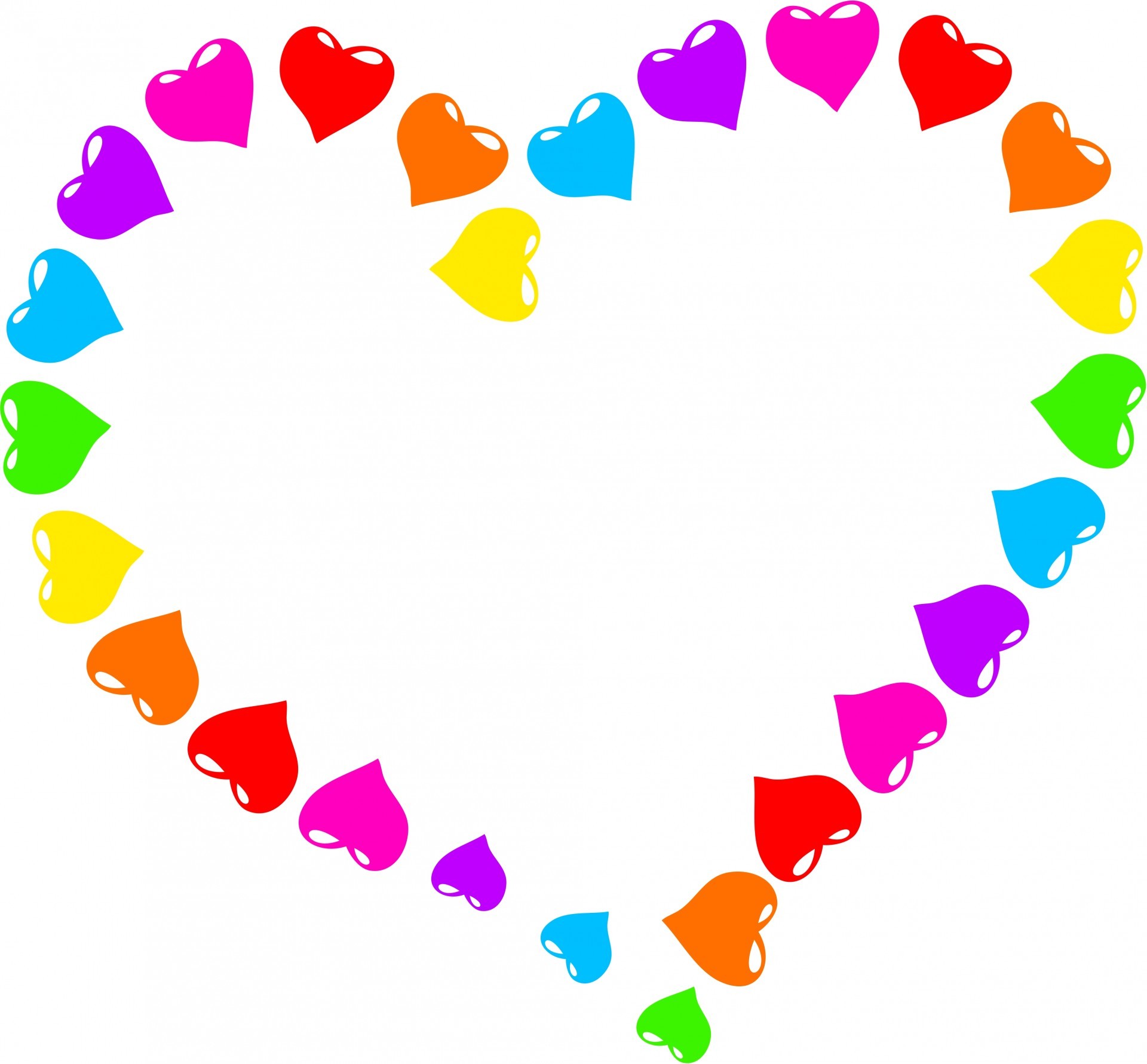 1920x1781 ... Rainbow Heart Clipart ...