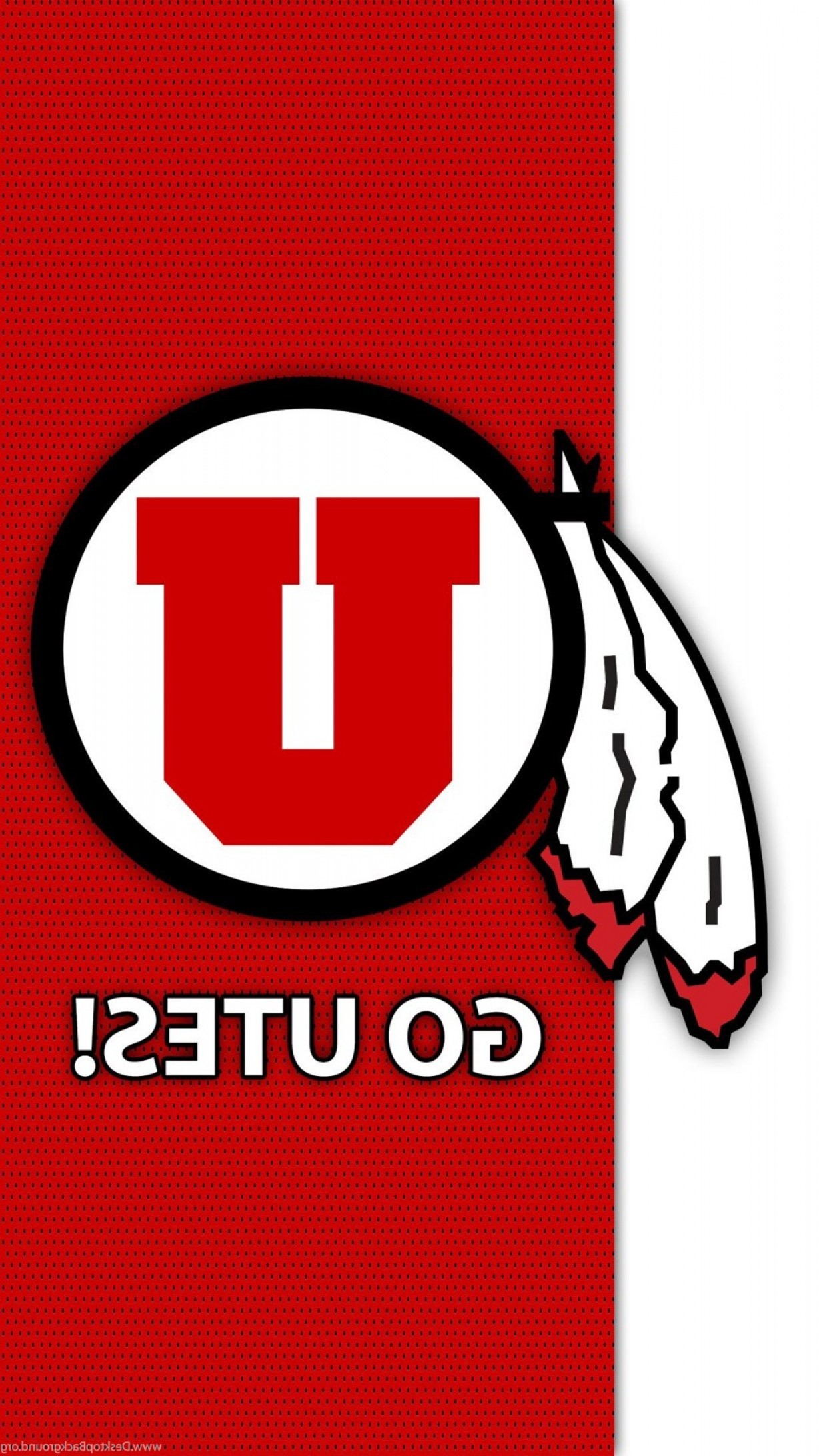 1228x2184 Utah Utes Logo Vector: Utah Utes A Cell Phone Wallpapers Based On The Logo