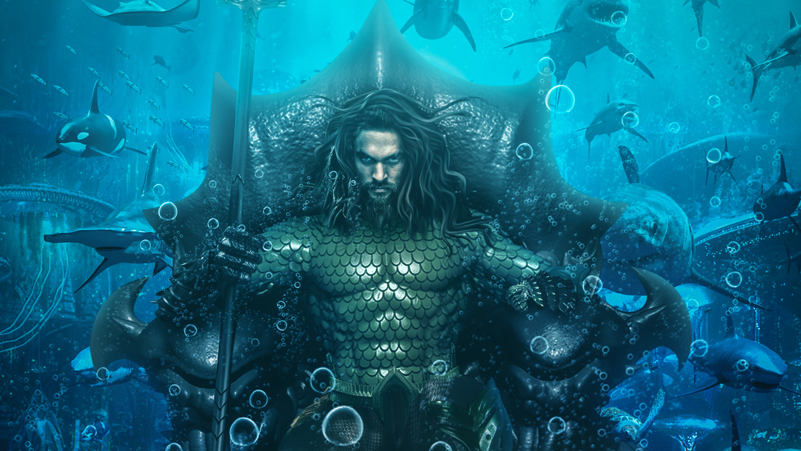 2560x1440 Wallpaper Aquaman, Jason Momoa, Movie, Poster picture & HD photo