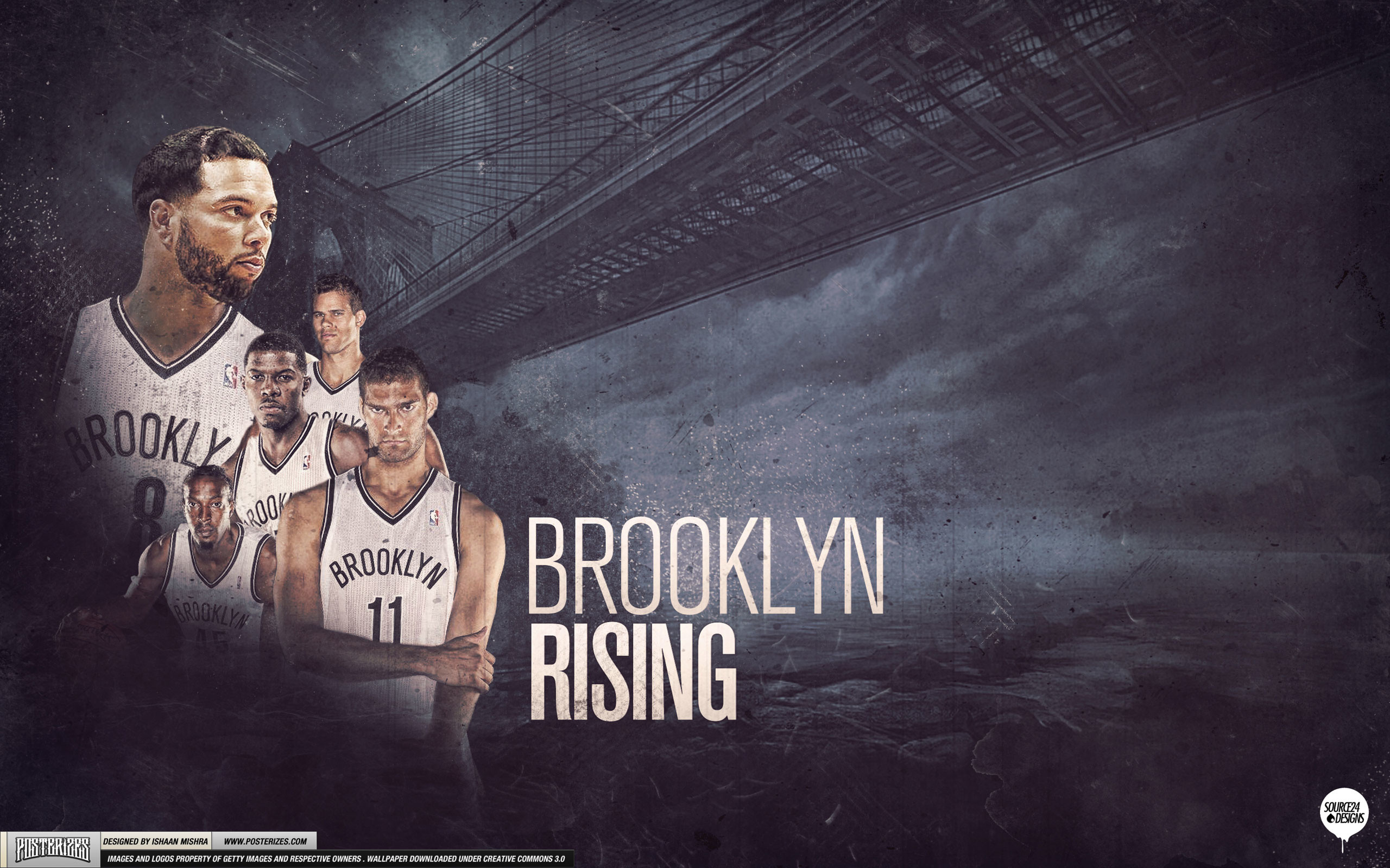 2560x1600 Brooklyn Nets Rising 2012  Wallpaper