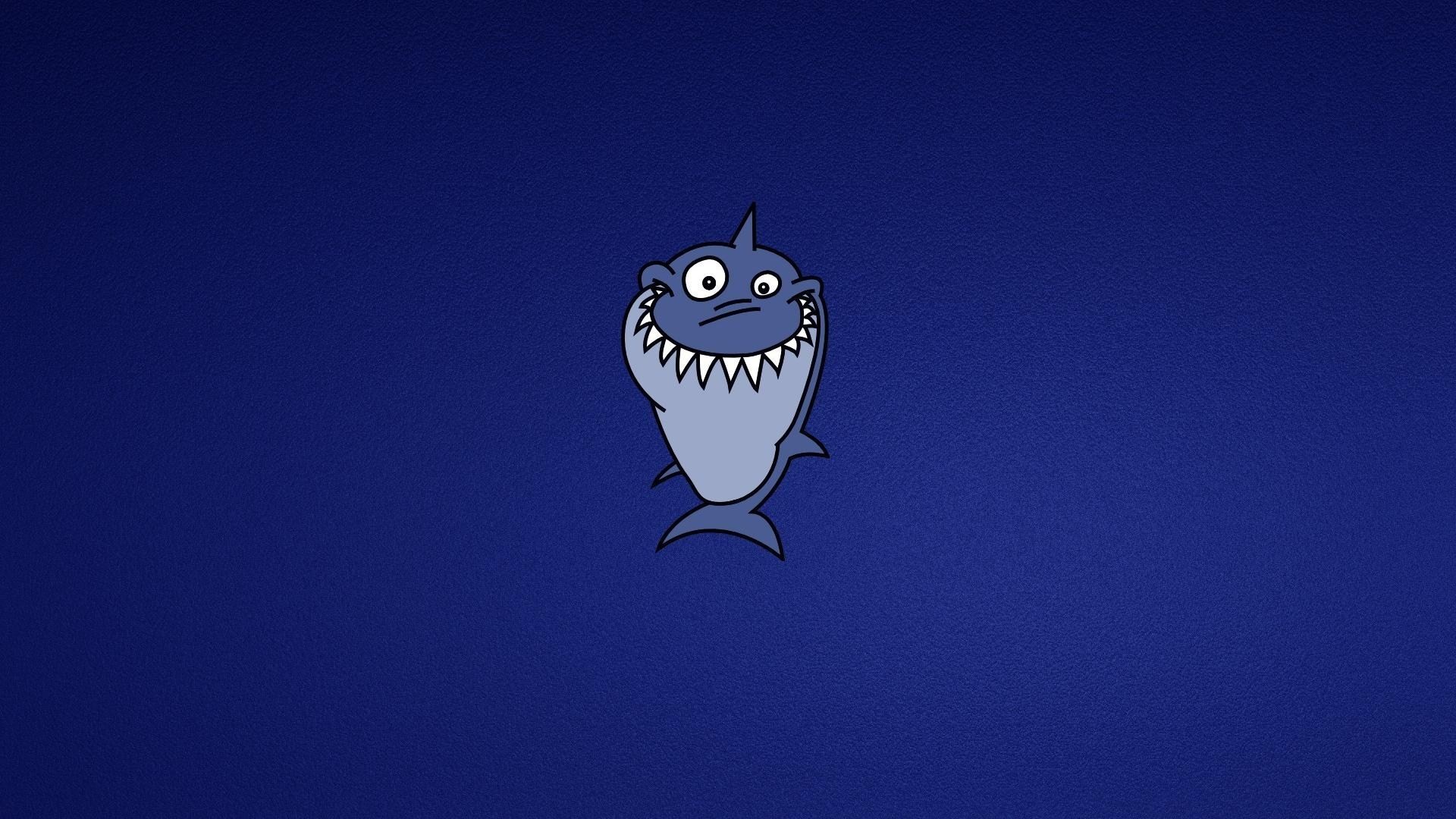 1920x1080 Funny Shark Cartoon wallpaper
