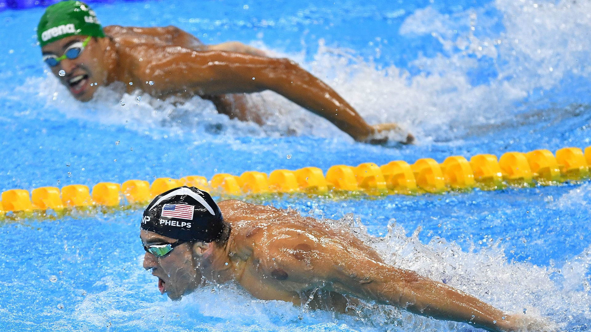 1920x1080 Rio Olympics 2016: Michael Phelps reaches 100 butterfly final for another  Chad le Clos showdown