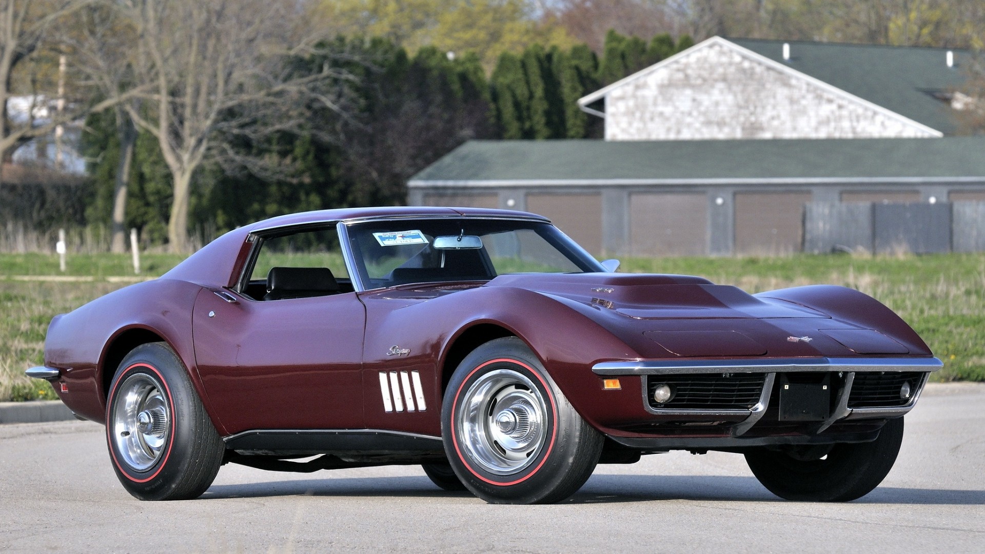1920x1080 Download now full hd wallpaper chevrolet corvette stingray muscle car side  view coupe street vancouver ...