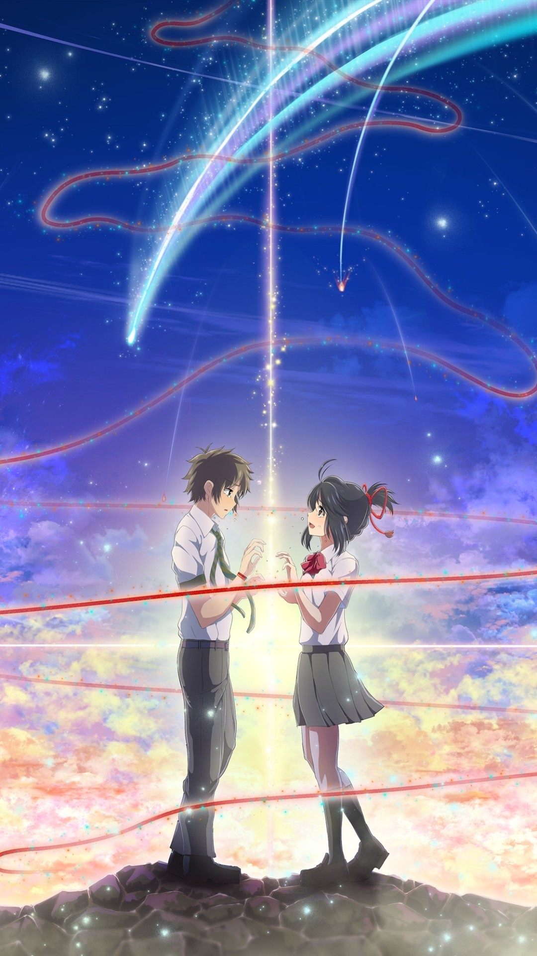 Your Name for Desktop Sky Stars Kimi No Na Wa Lights 4K wallpaper