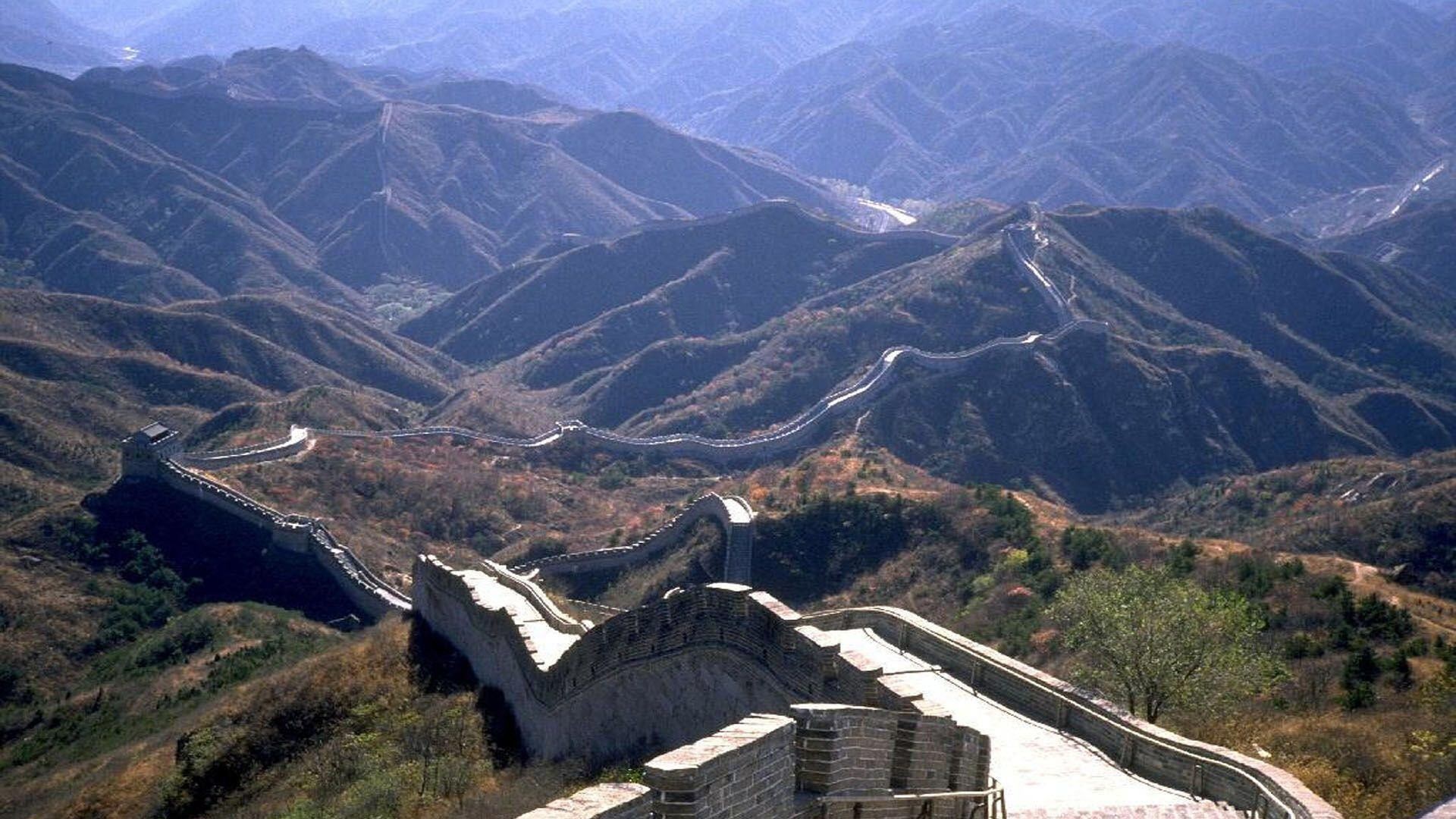 1920x1080 Full View Of Great Wall Of China Wallpaper