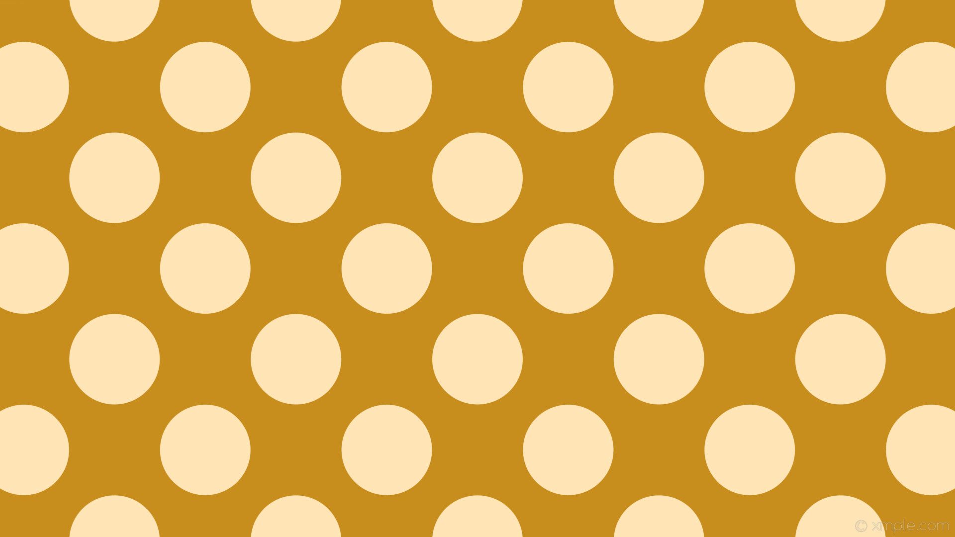 1920x1080 wallpaper spots yellow polka orange dots moccasin #c78d1d #ffe4b5 225Â°  182px 258px