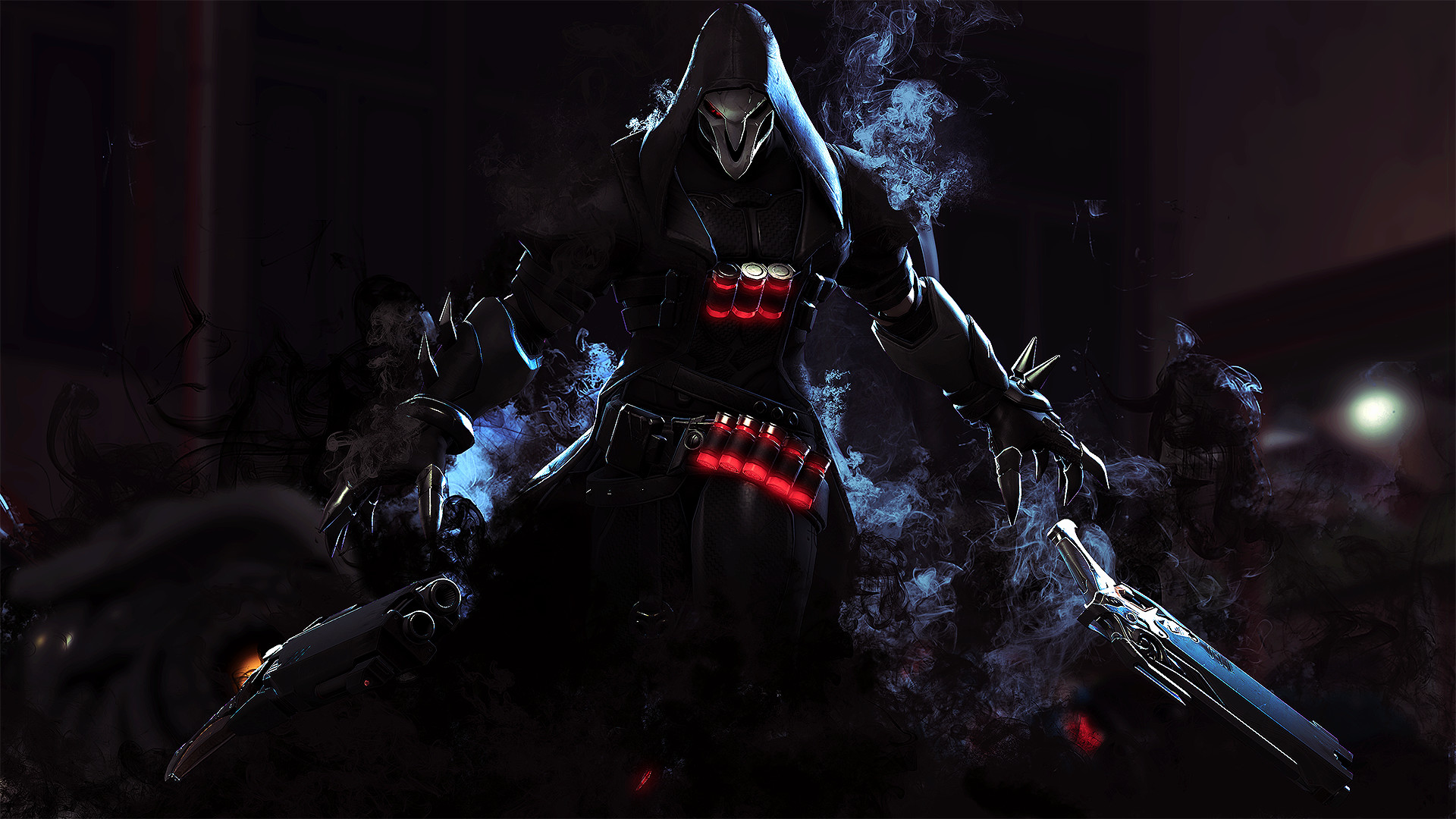 1920x1080 Noir Overwatch Reaper Sombre Â· Fond d'Ã©cran HD | ArriÃ¨re-plan ID:751070
