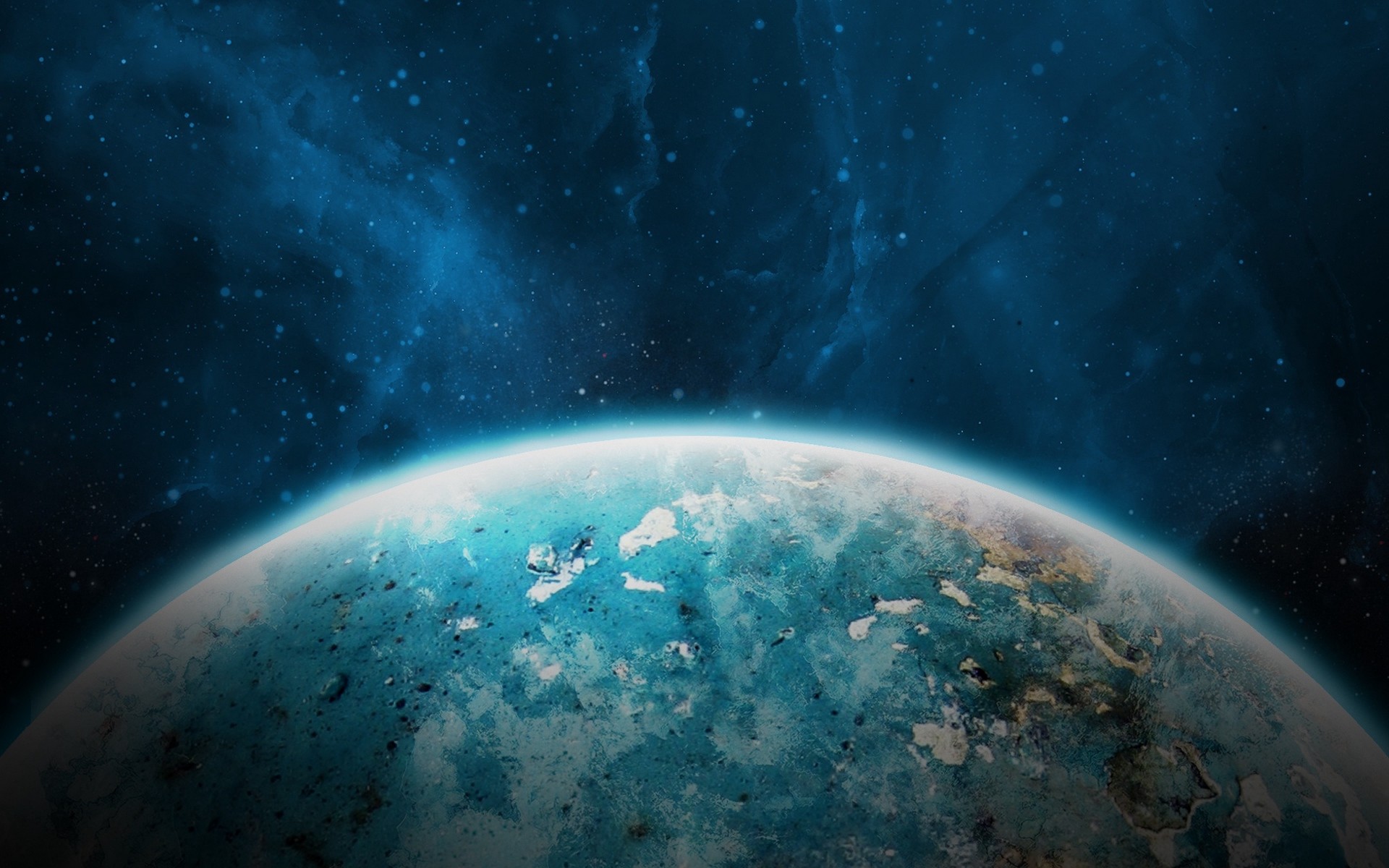 1920x1200 Earth from space HD wallpaper