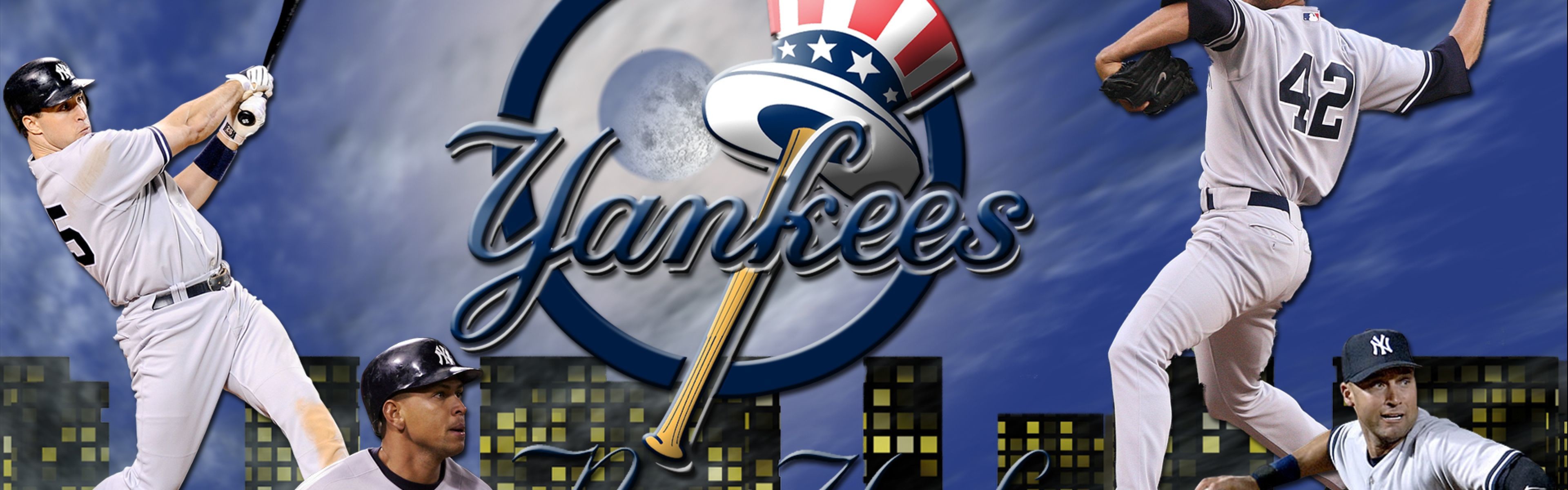 3840x1200 Download Wallpaper  Yankees, 2015, New york yankees Dual .