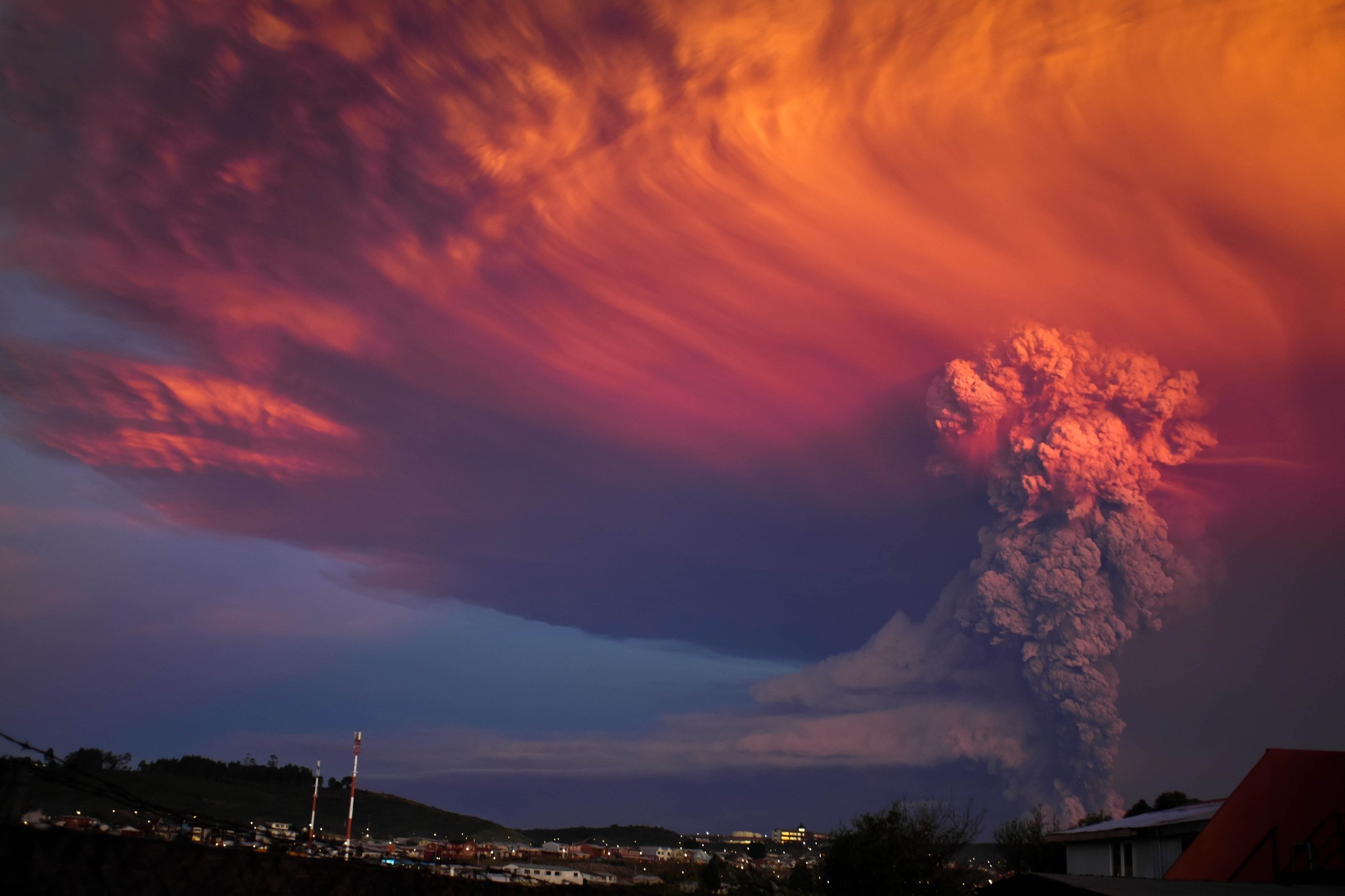 2048x1365 Calbuco Volcano, Eruptions, Ash, Clouds, Toxic, Volcano, Smoke, Sunset,  Puerto Montt, Chile, Huge, Heat, Nature, Landscape, World Wallpapers HD /  Desktop ...