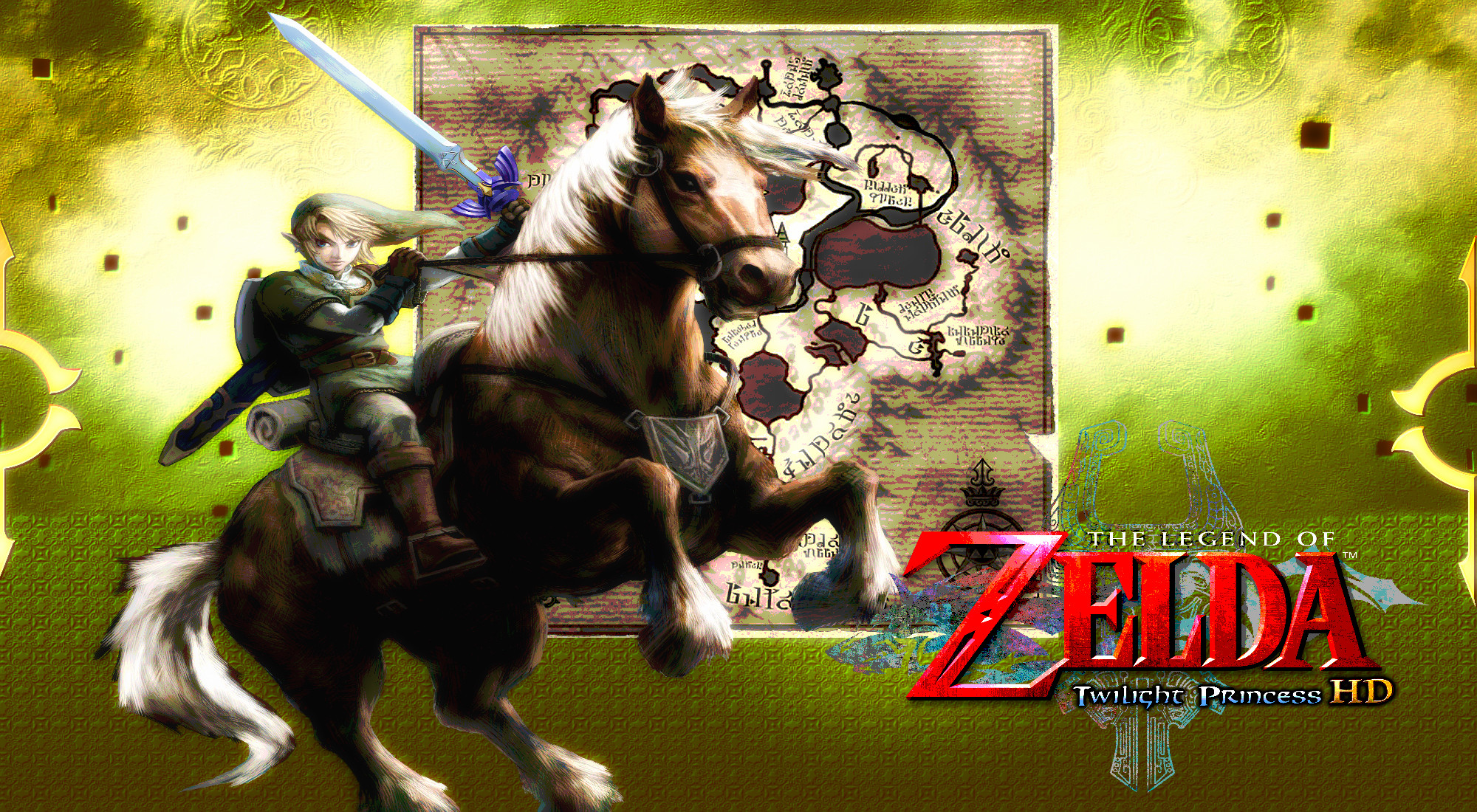 2000x1100 ... Zelda: Twilight Princess HD - Epona Wallpaper by DaKidGaming